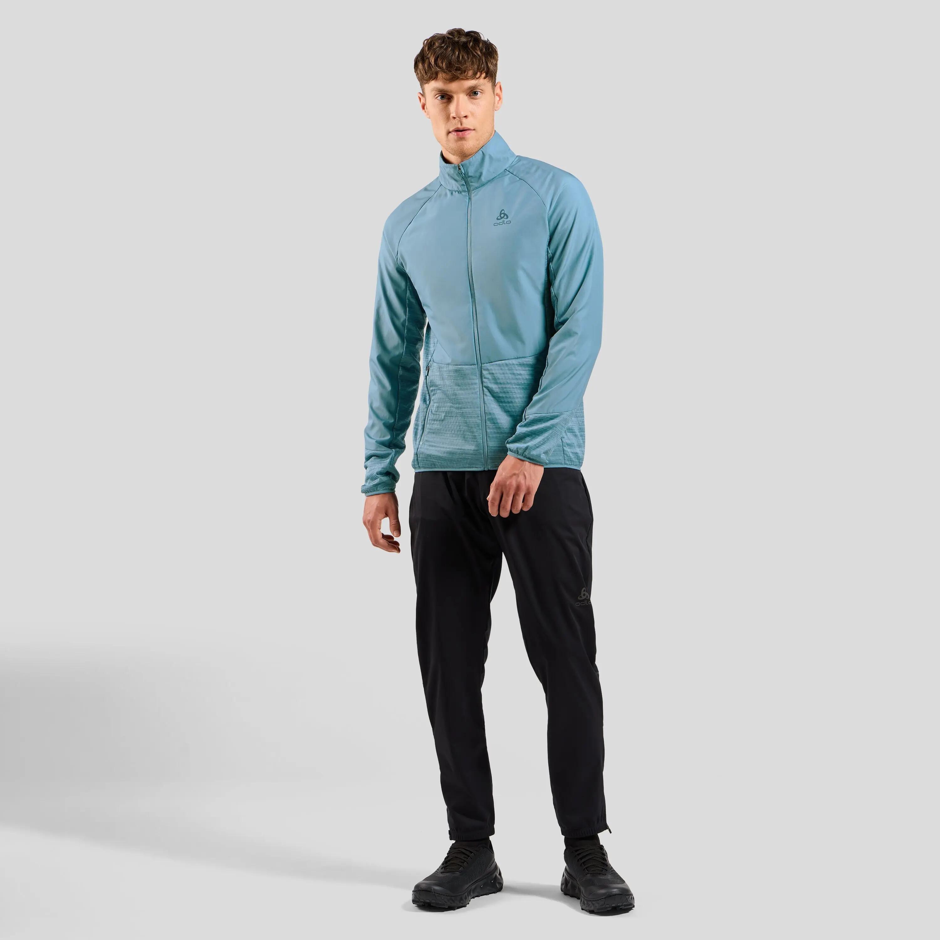 Veste Manches Longues Odlo Run Easy Warm Bleu Homme 6/8