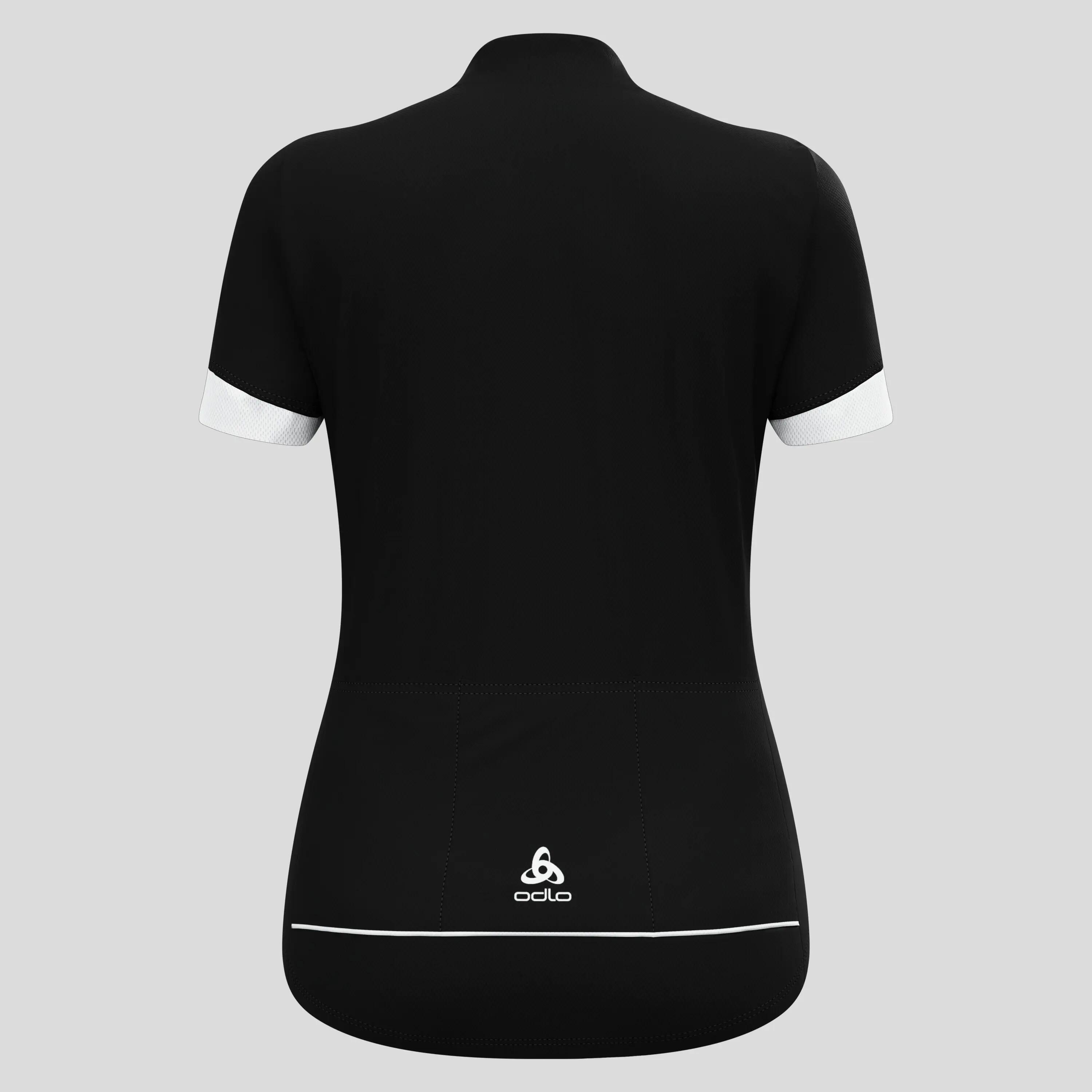Maglia a maniche corte Odlo Essentials 1/2 Zip Donna Nero 8/8