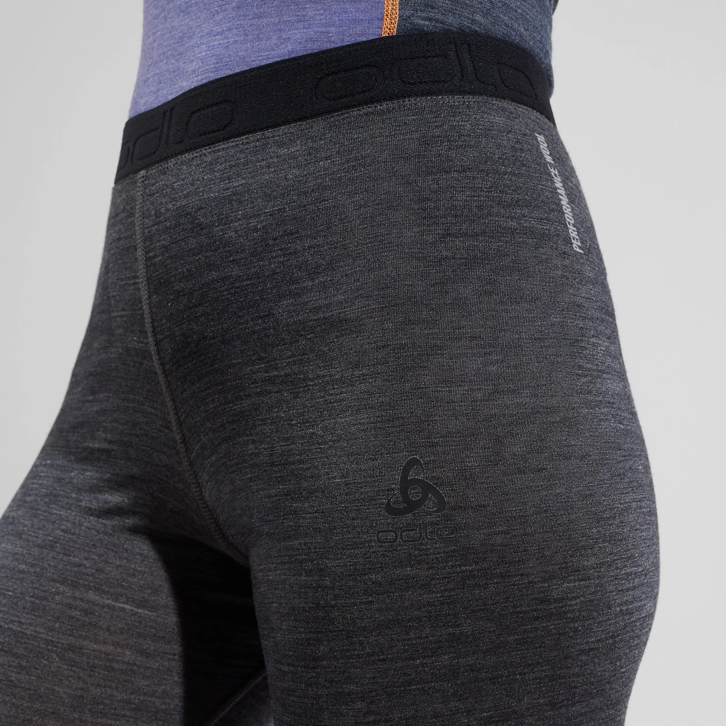 Meias-calças compridas Odlo Performance Wool 150 para mulher Cinzento escuro 3/6