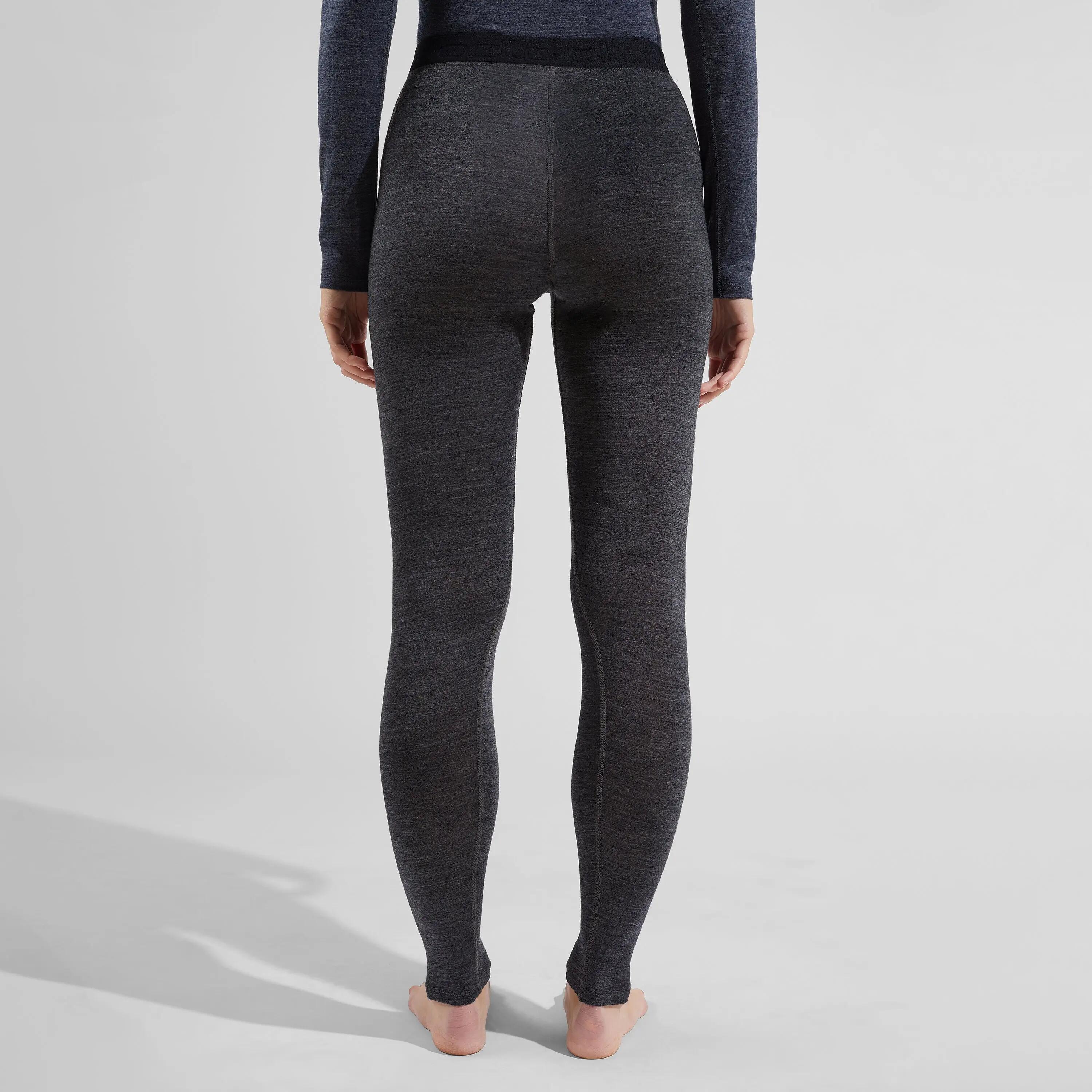 Meias-calças compridas Odlo Performance Wool 150 para mulher Cinzento escuro 2/6