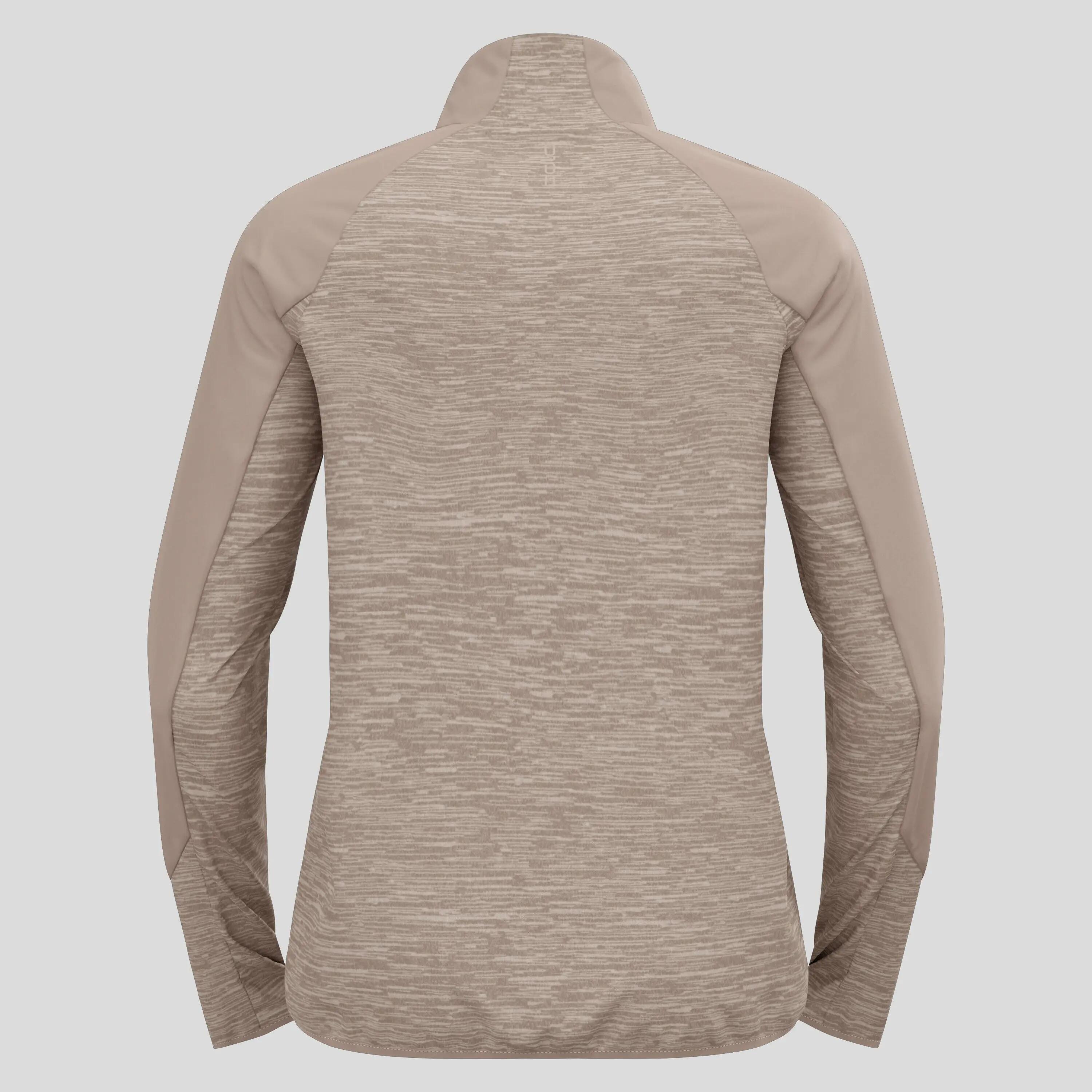 Veste Manches Longues Odlo Run Easy Warm Beige Homme 2/2