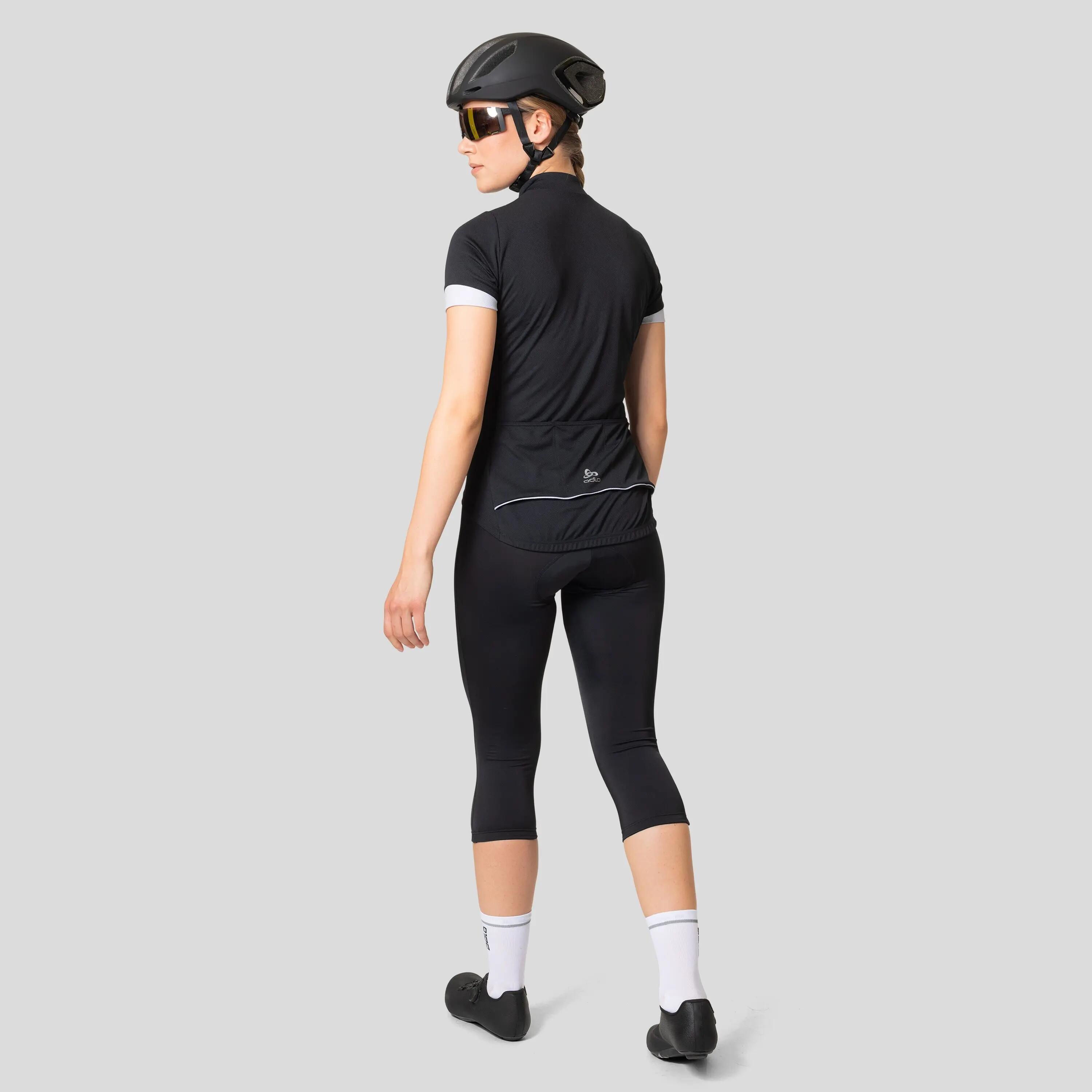 Maglia a maniche corte Odlo Essentials 1/2 Zip Donna Nero 6/8