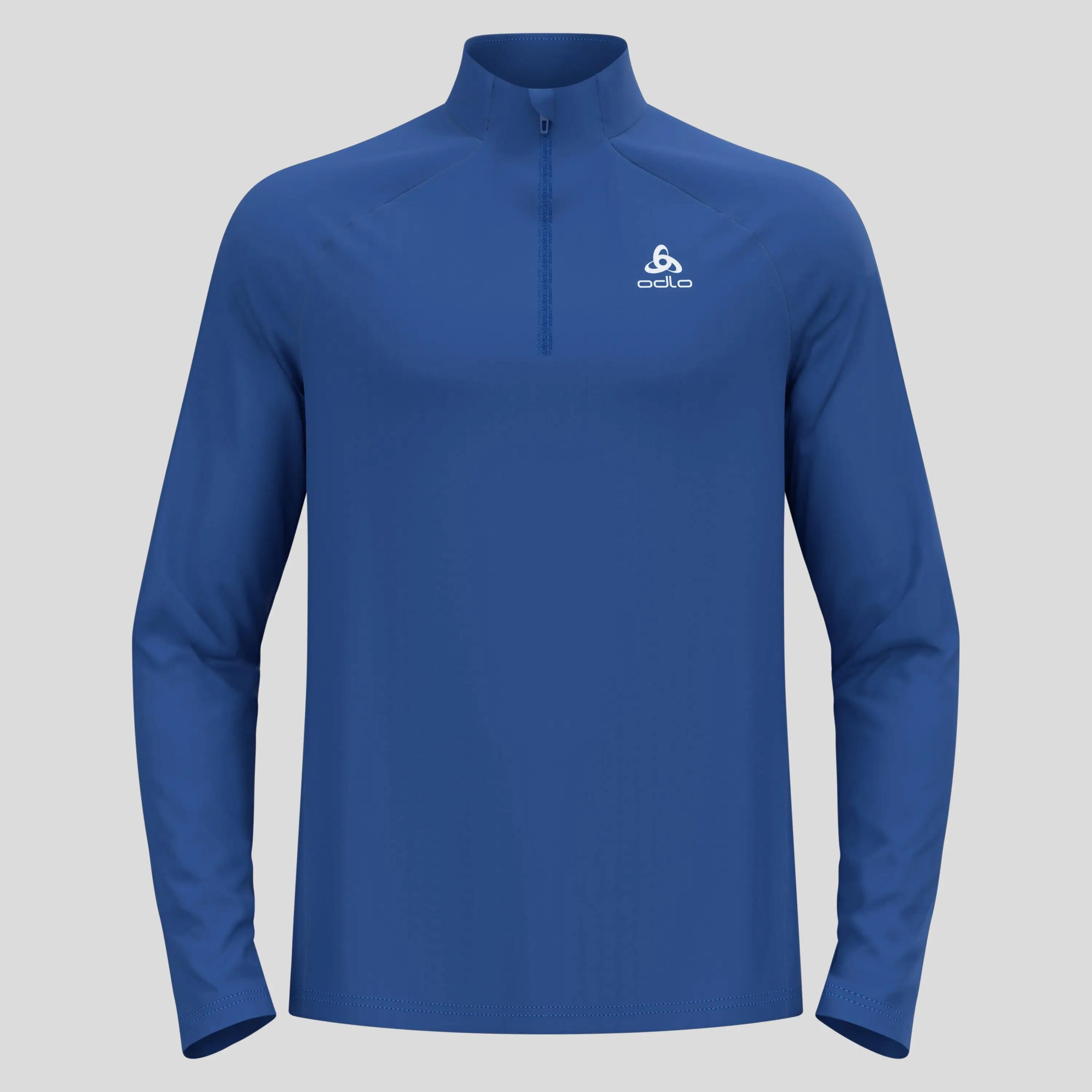 Odlo Essential 1/2 Zip Running Jacket Blue 4/5