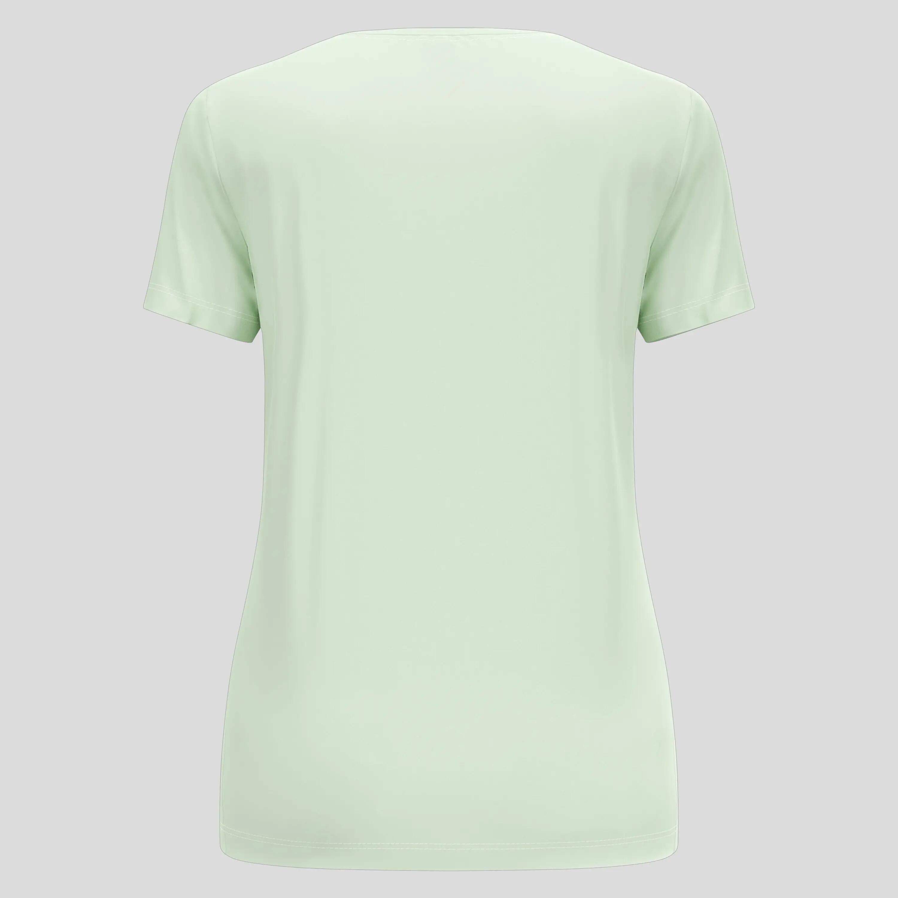 Camiseta técnica de mujer Odlo F-Dry Ridgeline Verde claro 6/6