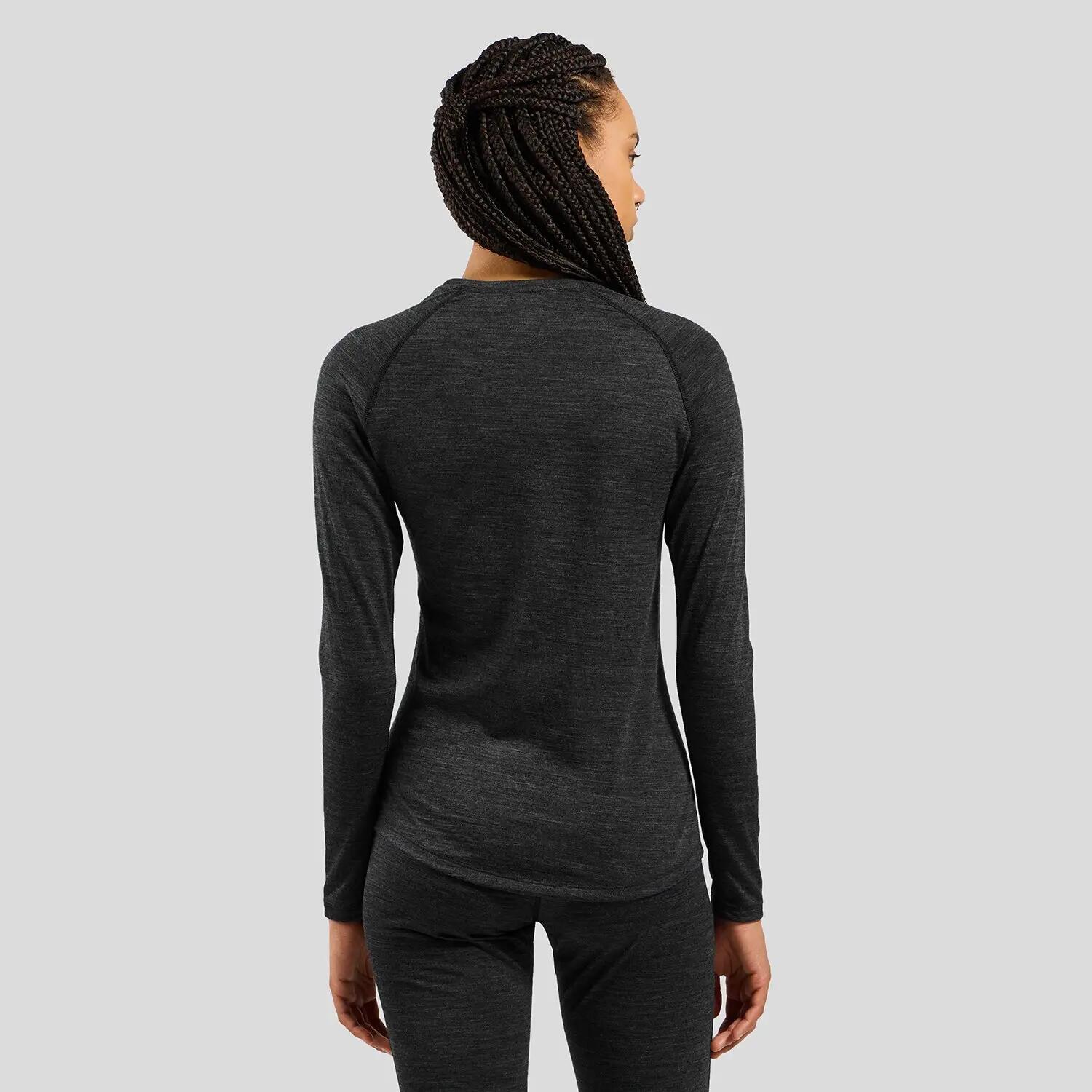 Damen Unterhemd BL TOP crew neck l/s NATURAL P 9/12