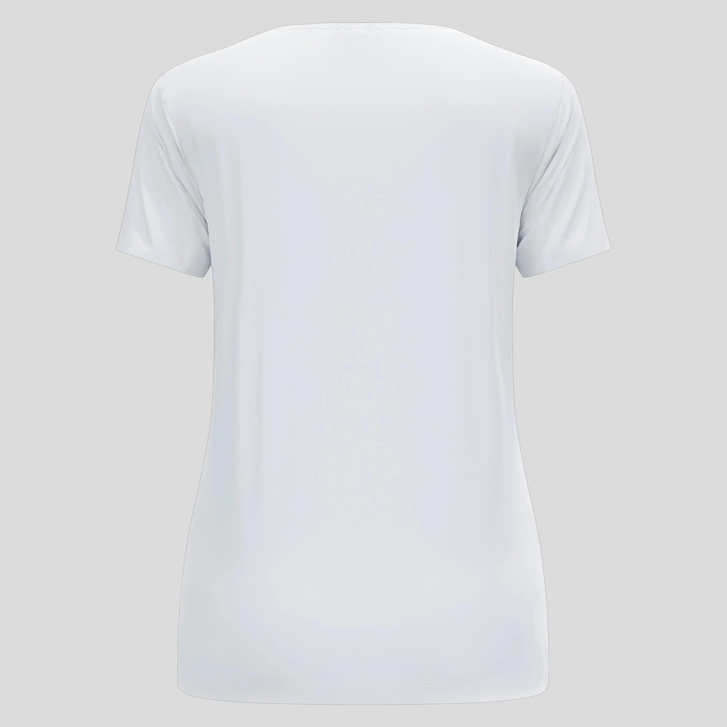 Maillot Manches Courtes Odlo F-Dry Ridgeline Femme Blanc 9/9