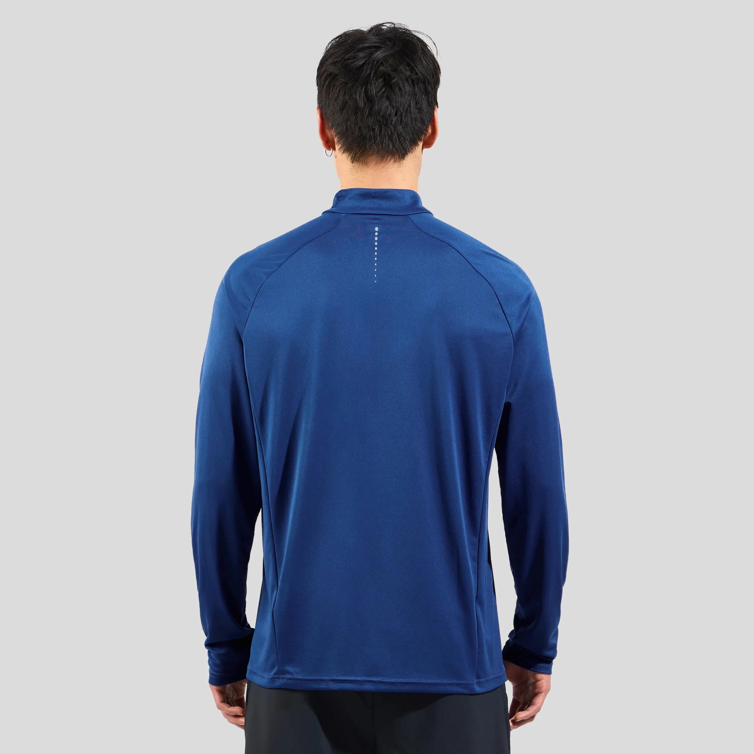 Odlo Essential 1/2 Zip Running Jacket Blue 2/5