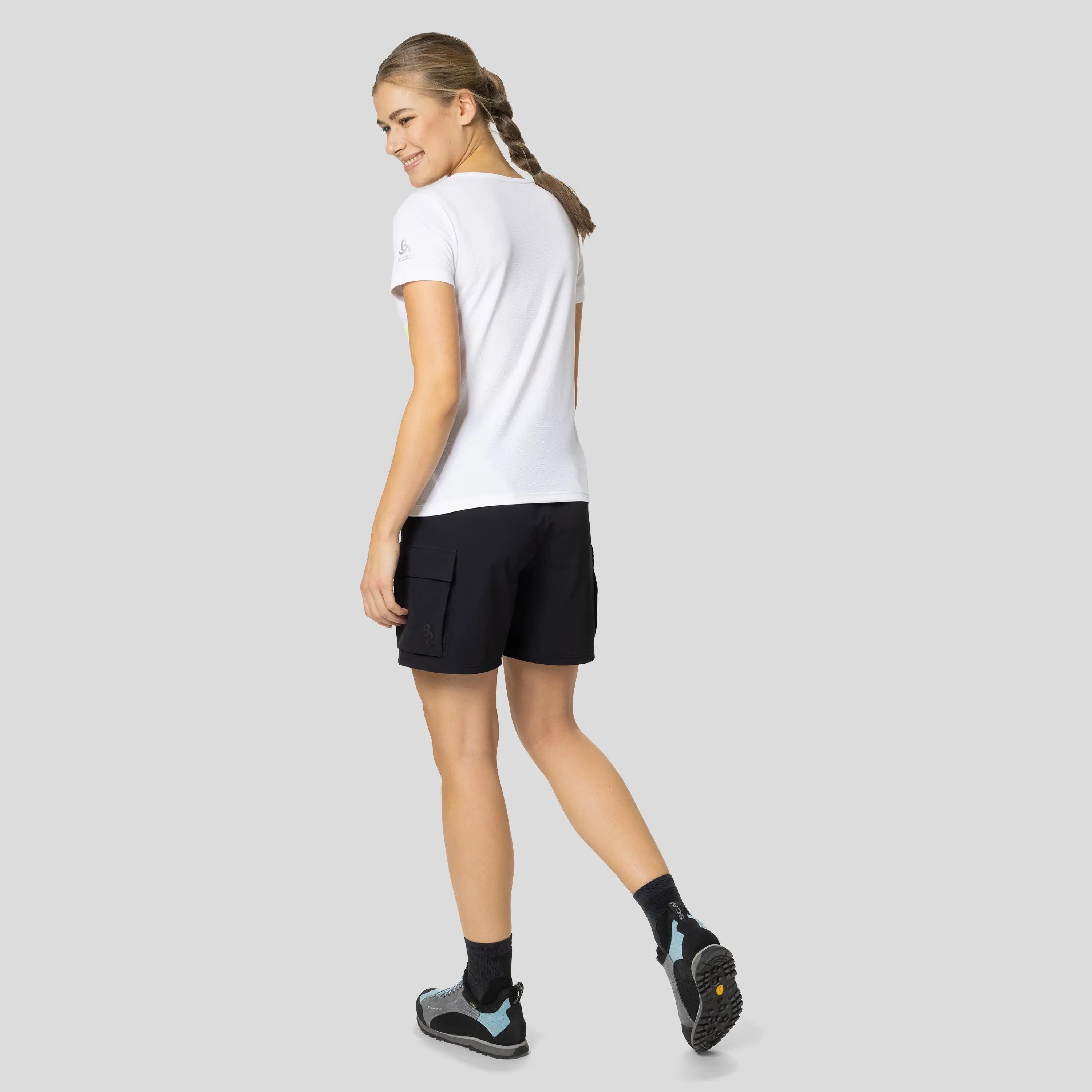 Maillot Manches Courtes Odlo F-Dry Ridgeline Femme Blanc 7/9