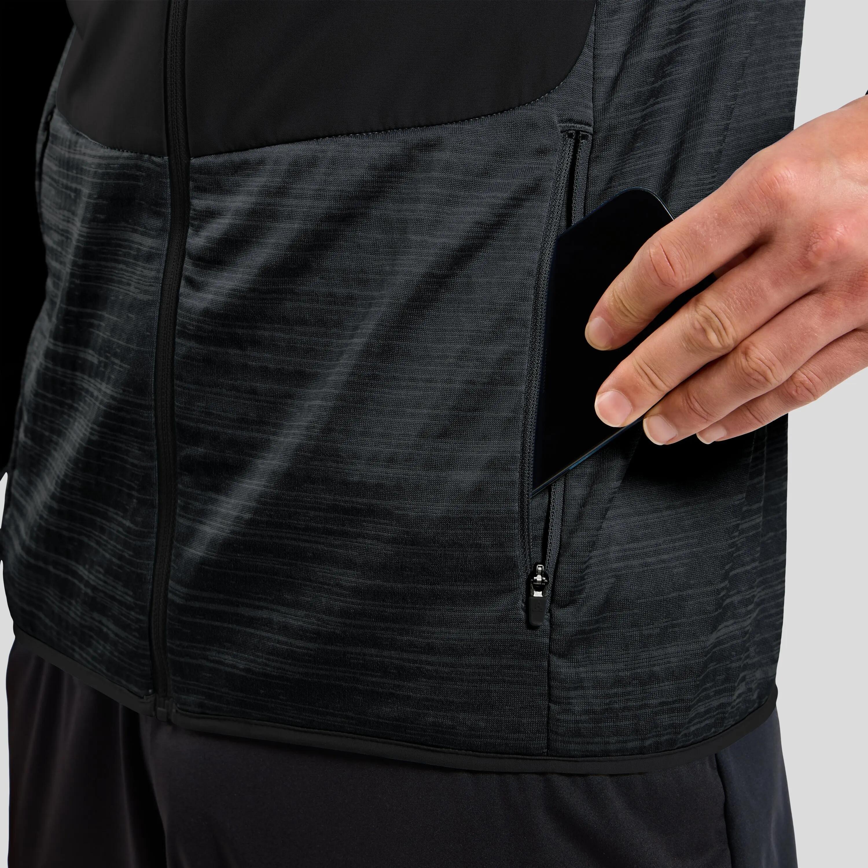 Odlo Run Easy Warm Long Sleeve Jas Zwart 4/8