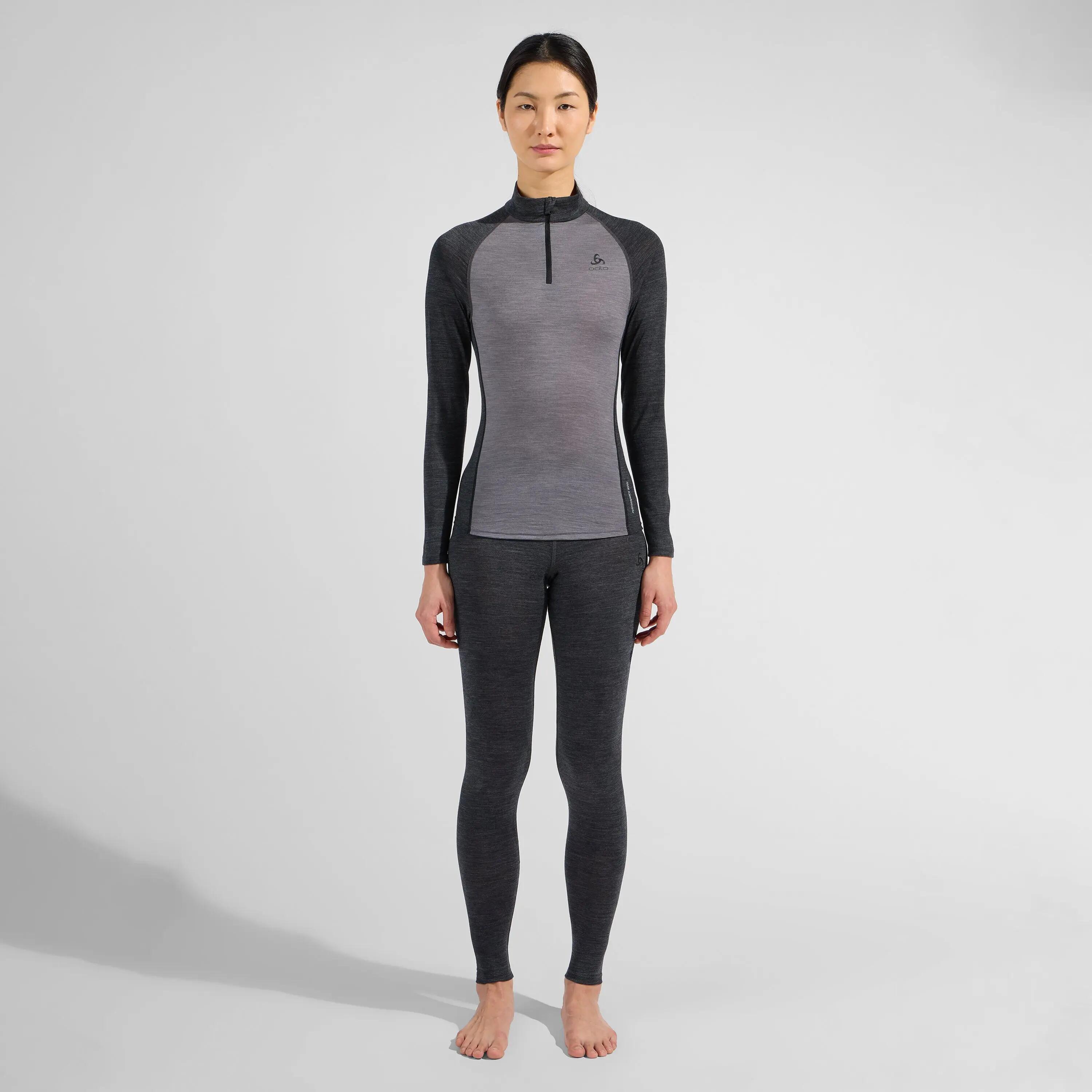 Bluza termiczna damska Odlo Natural Performance PW 150 BL Top Turtle Neck LS 4/11