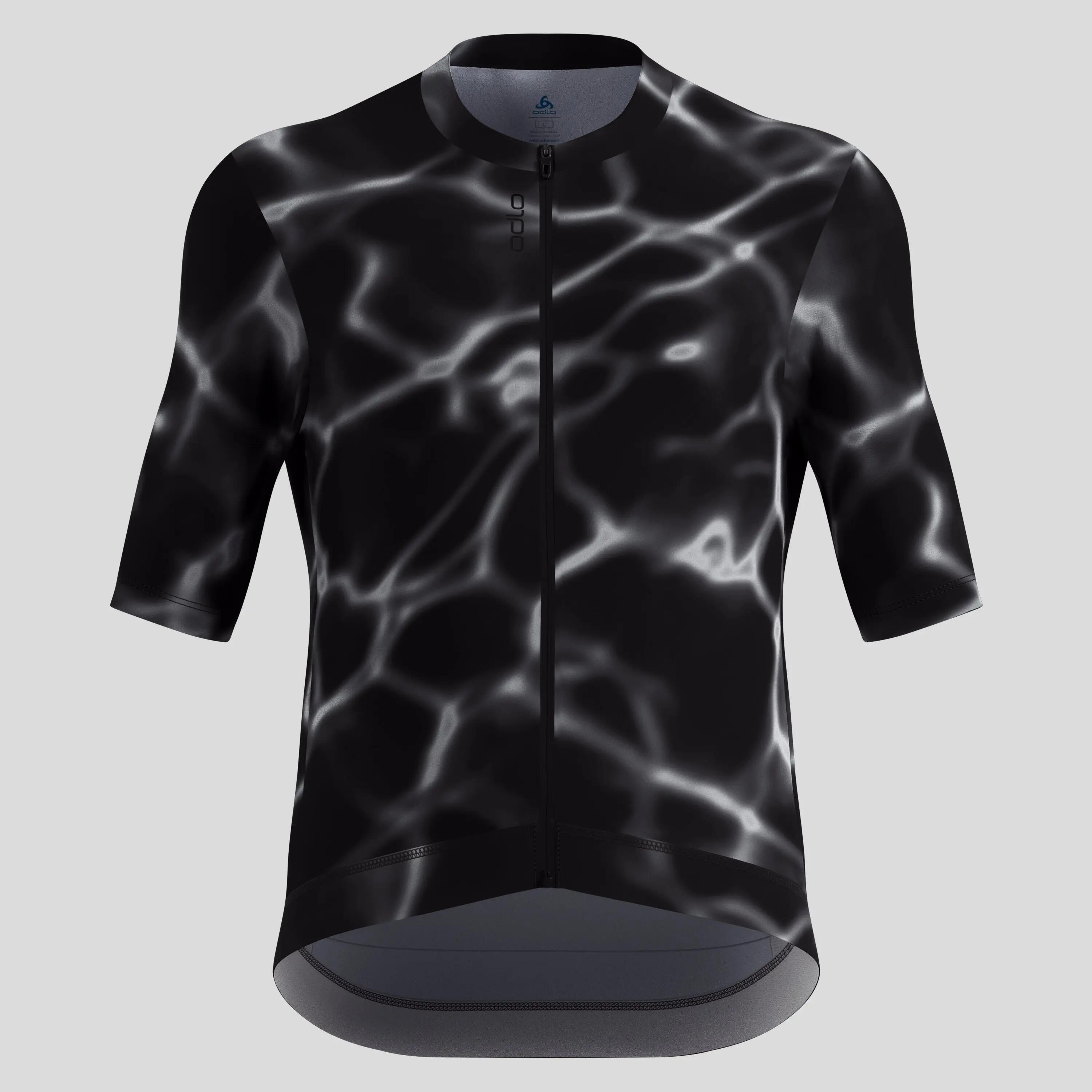 Zeroweight Pro Chill-Tec Radtrikot mit Reissverschluss und Print ODLO 6/7