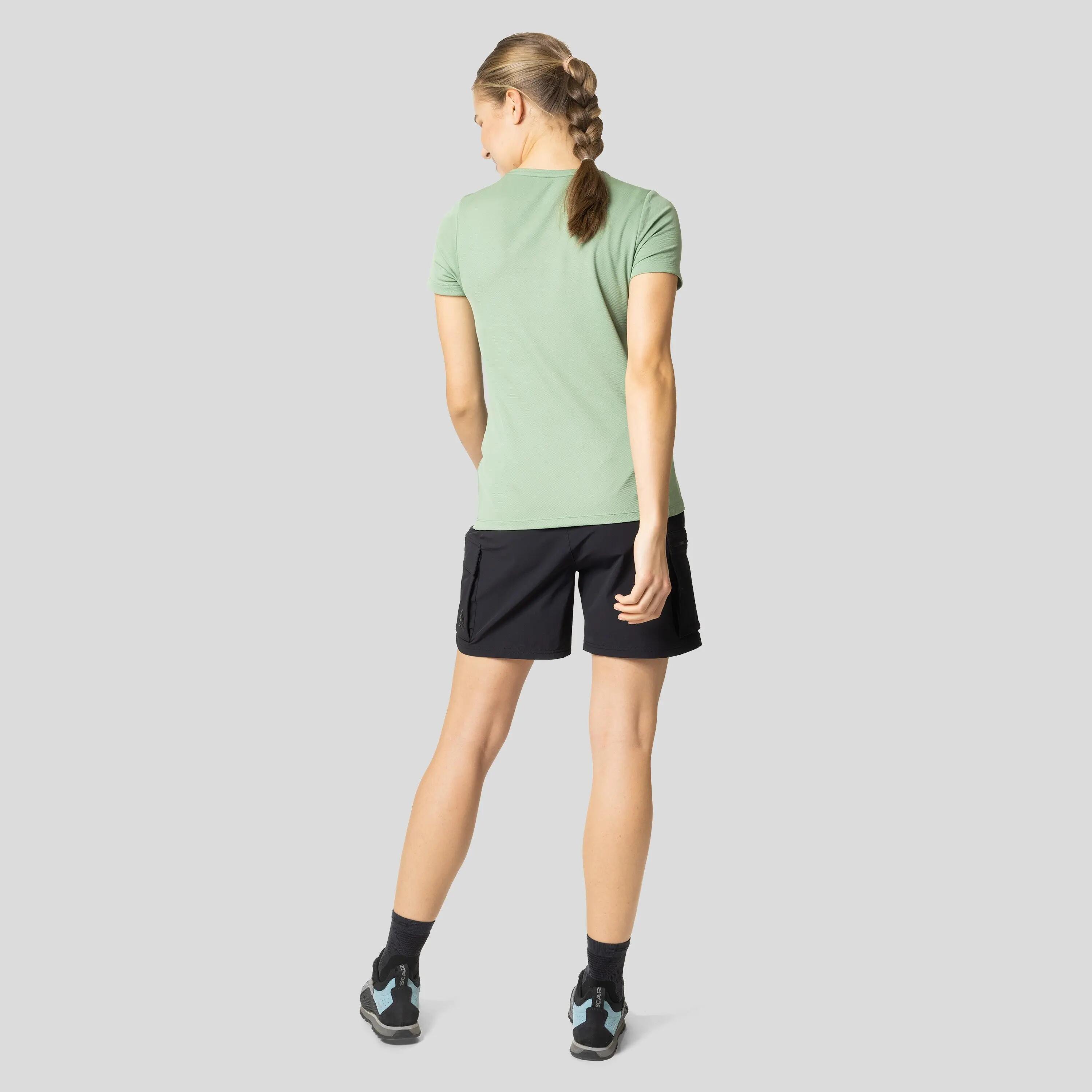 Maglia a manica corta Odlo F-Dry Ridgeline Donna Verde 5/7