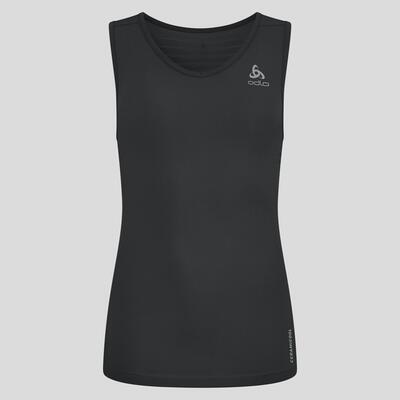 Odlo odlo bl top v-neck singlet performance x-light eco thermoshirt zwart xs