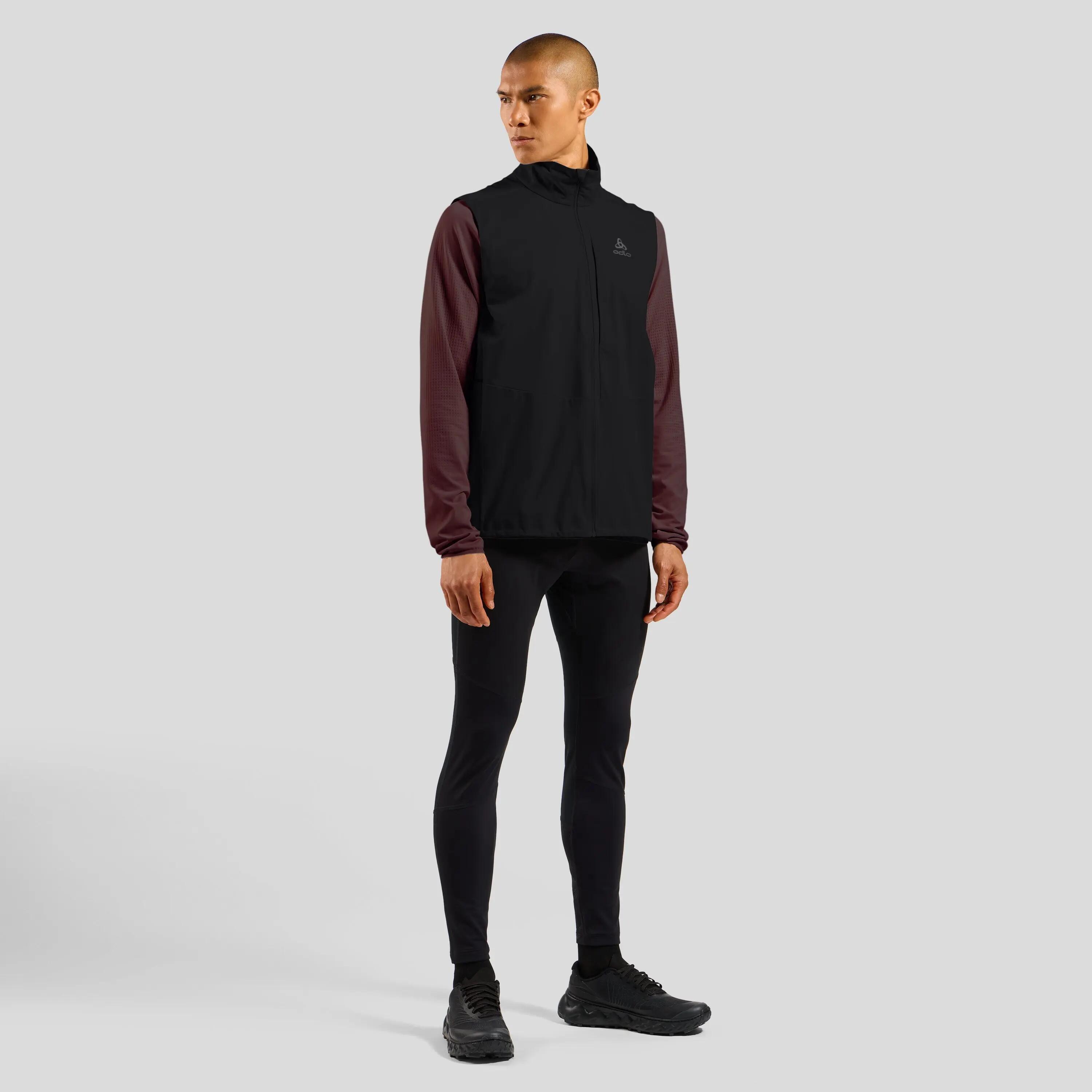Chaqueta sin mangas Odlo Zeroweight Warm 2.0 Negra Hombre 6/10
