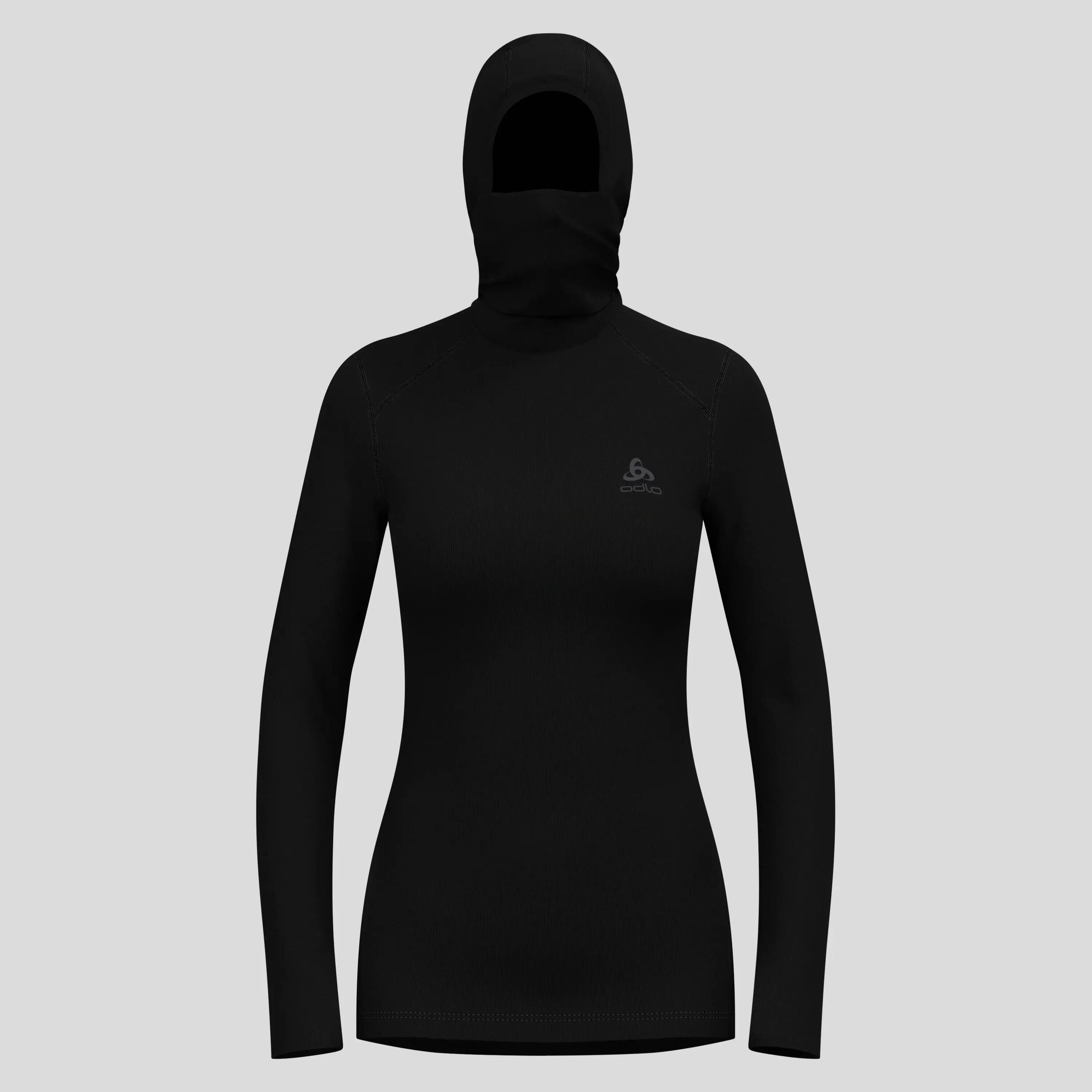 T-shirt Odlo Active Warm Baselayer Femme avec Masque L/S 7/12