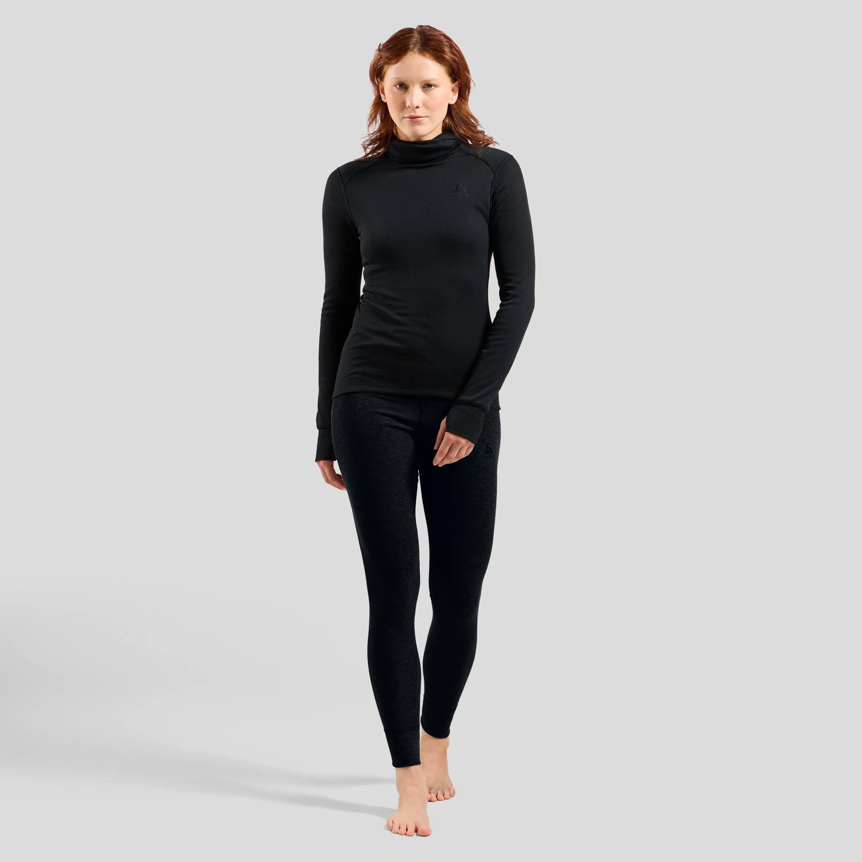 T-shirt Odlo Active Warm Baselayer Femme avec Masque L/S 6/12