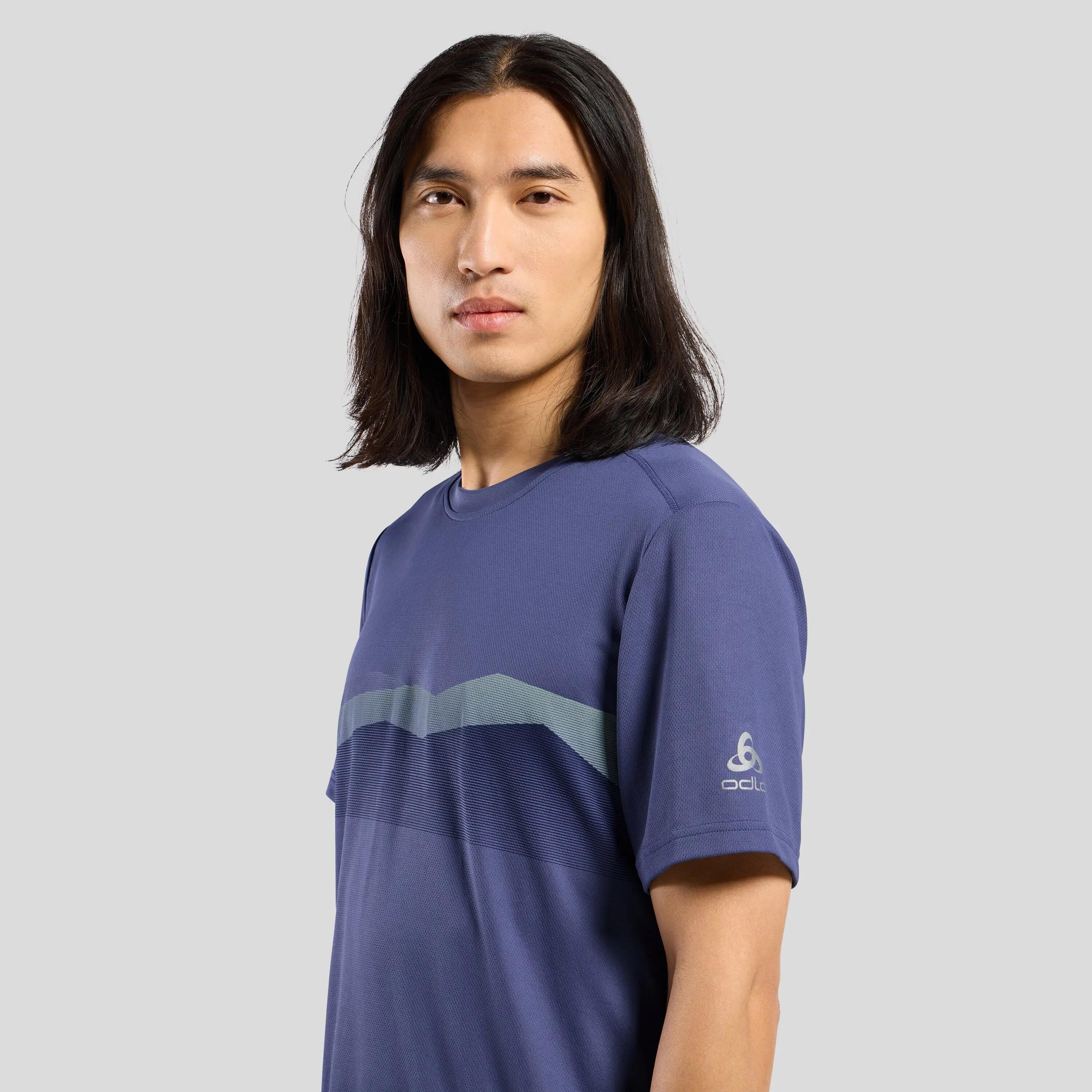 Technisches T-Shirt Odlo F-Dry Ridgeline Violett 3/6