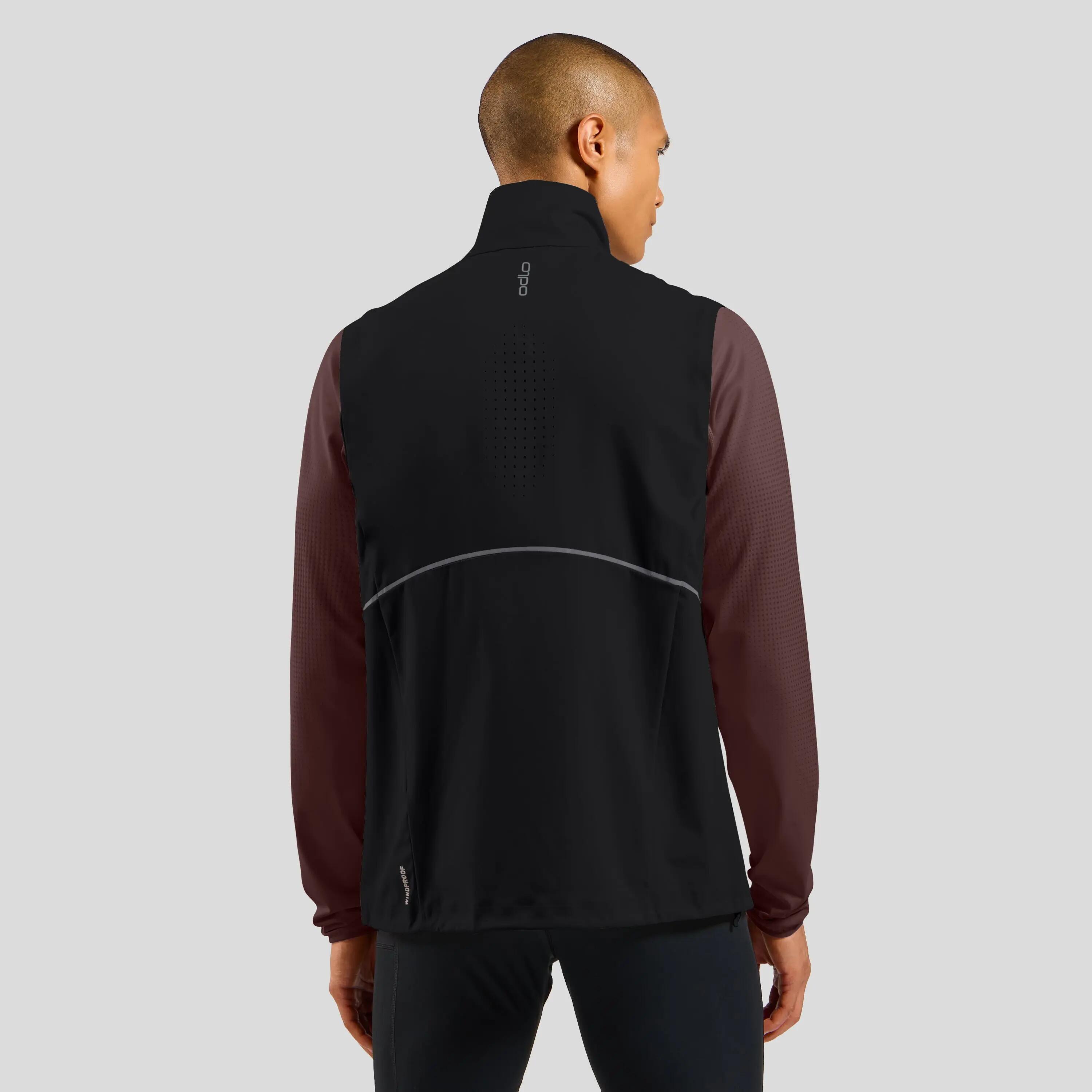 Chaqueta sin mangas Odlo Zeroweight Warm 2.0 Negra Hombre 2/10
