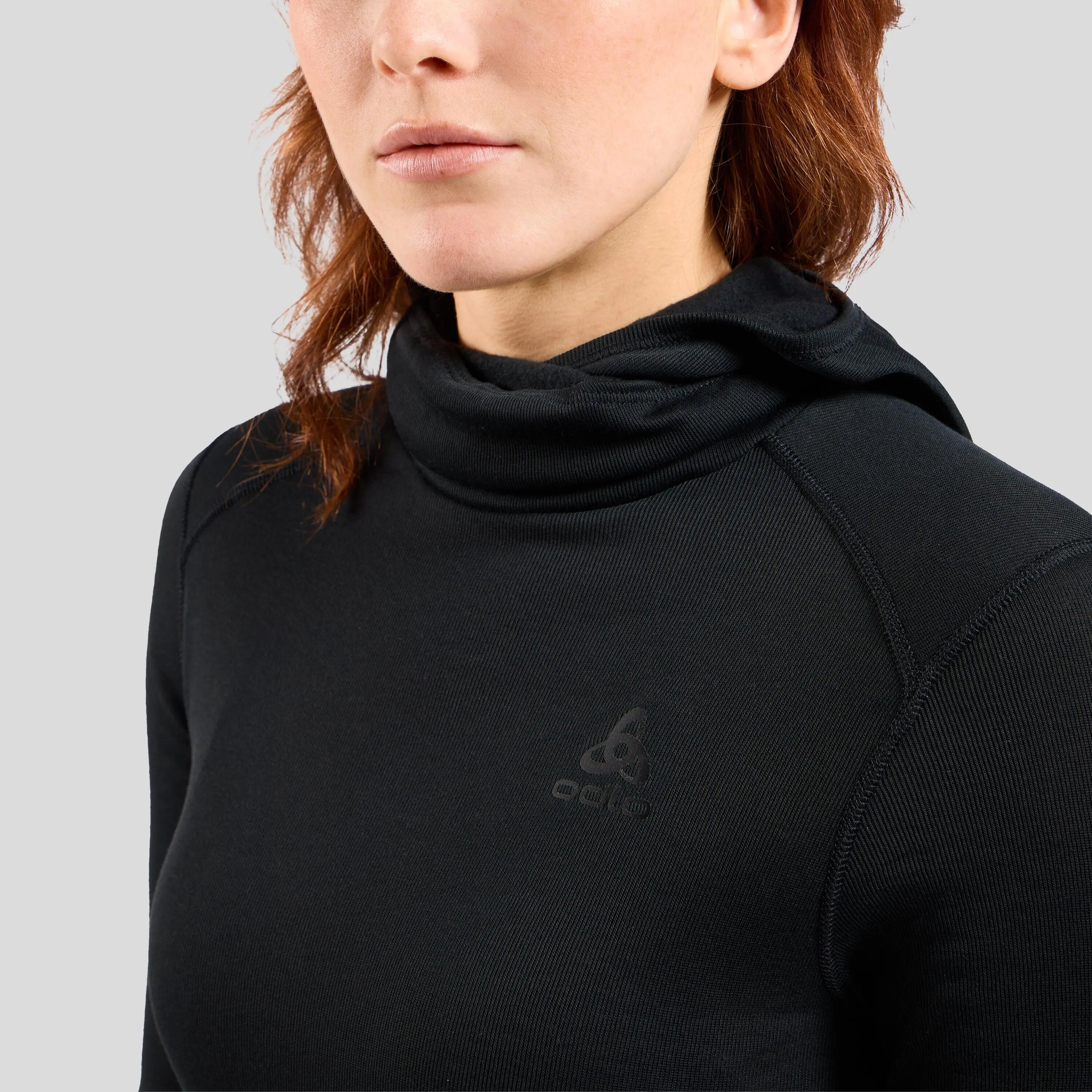 T-shirt Odlo Active Warm Baselayer Femme avec Masque L/S 3/12