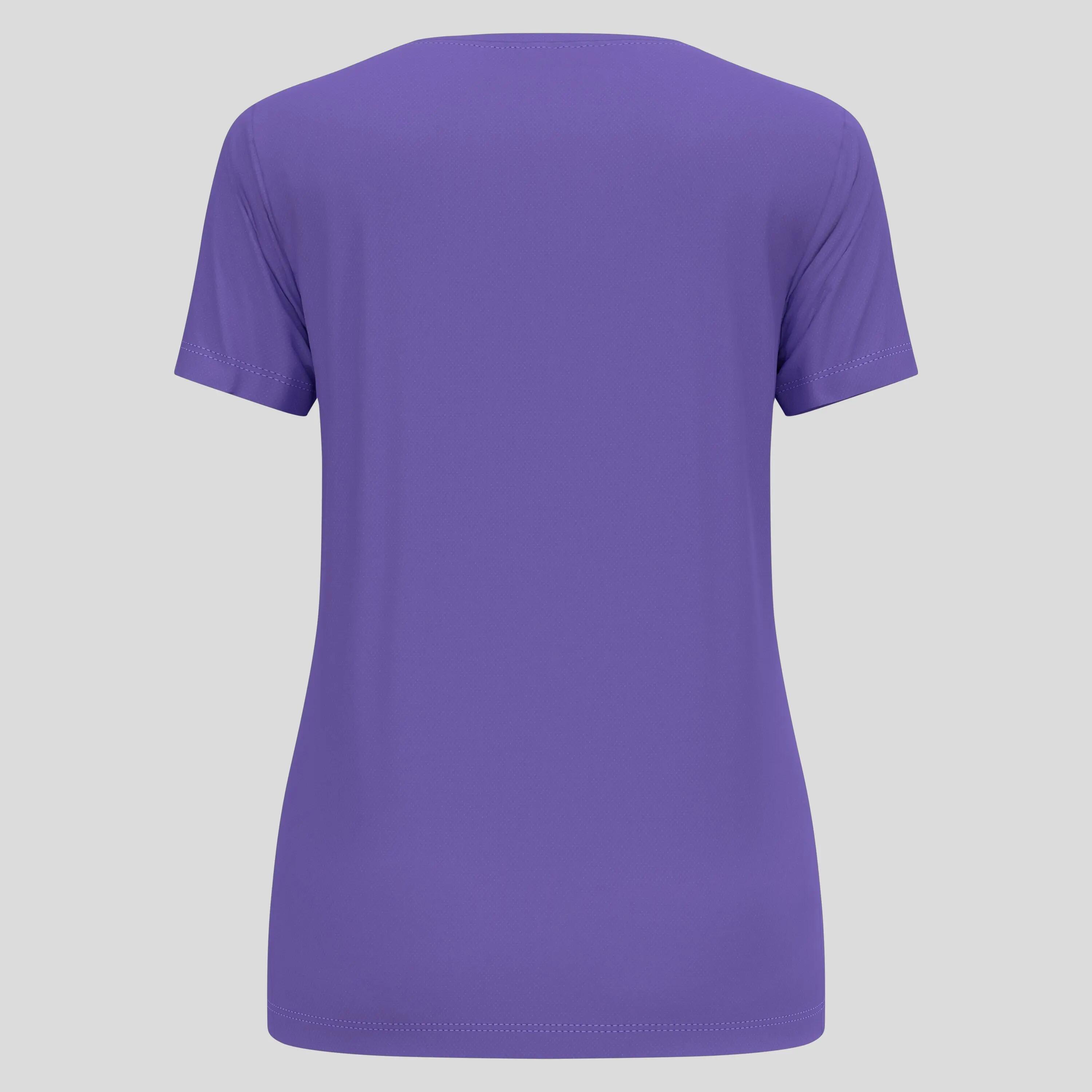 Camiseta técnica Odlo F-Dry Ridgeline para mujer Morado 6/6