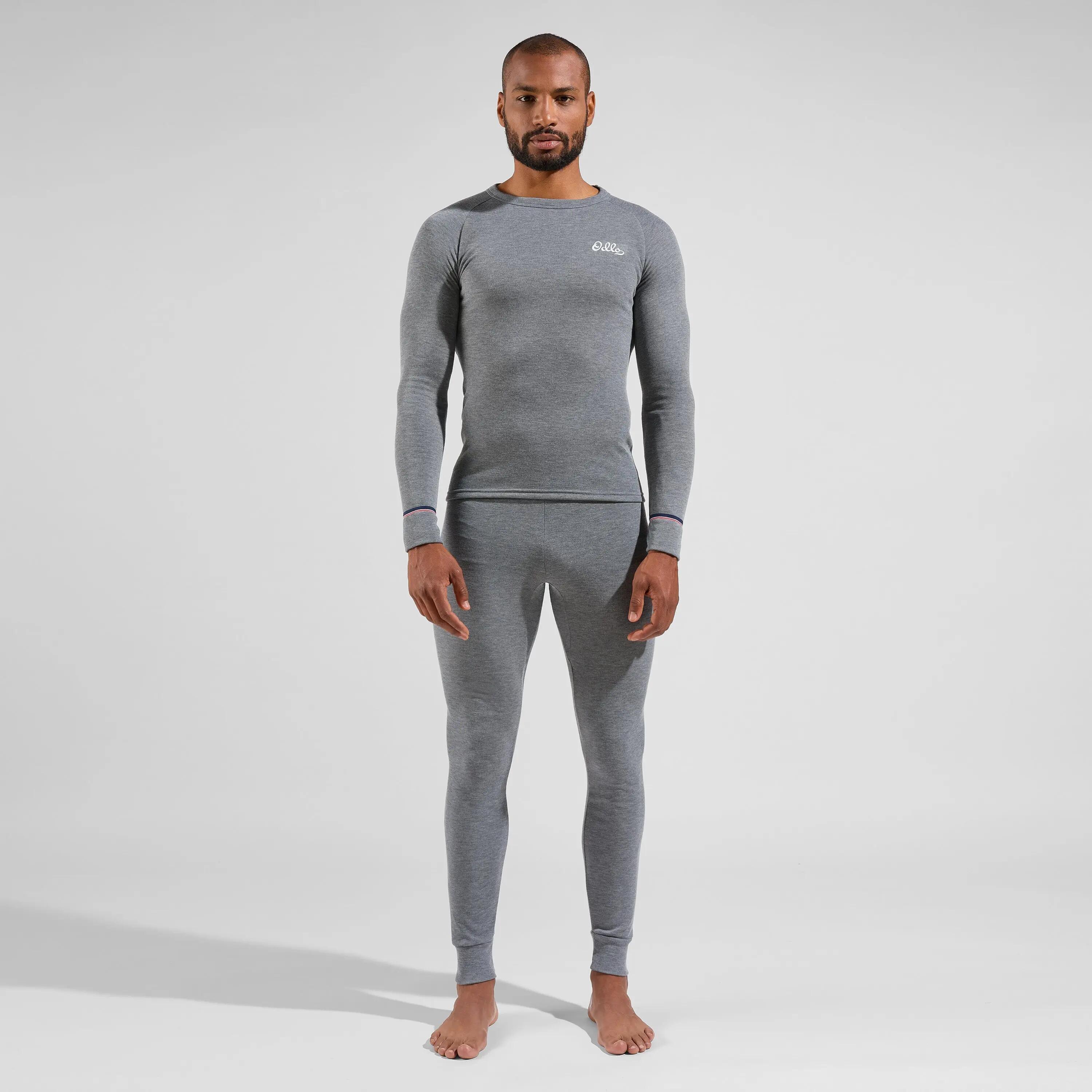 Lange Tights Odlo Active Warm Originals Eco Grau 4/10