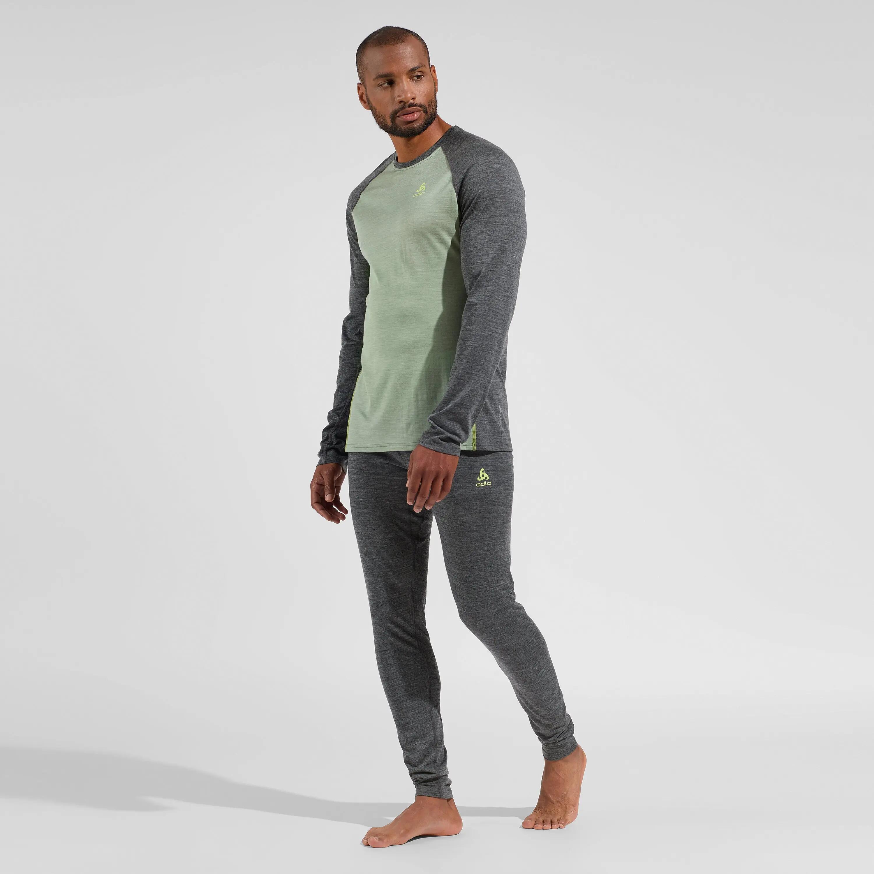 Legginsy termoaktywne męskie Odlo NATURAL Performance Wool 4/7