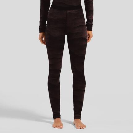 Getry termoaktywne damskie Odlo Merino Ridgelines BL Bottom Long