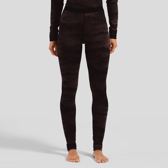 Getry termoaktywne damskie Odlo Merino Ridgelines BL Bottom Long