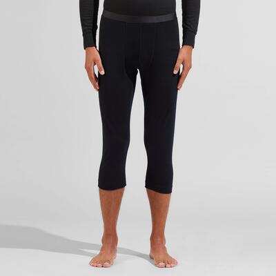 Odlo odlo bl bottom 3/4 merino 200 sportbroek zwart xxl