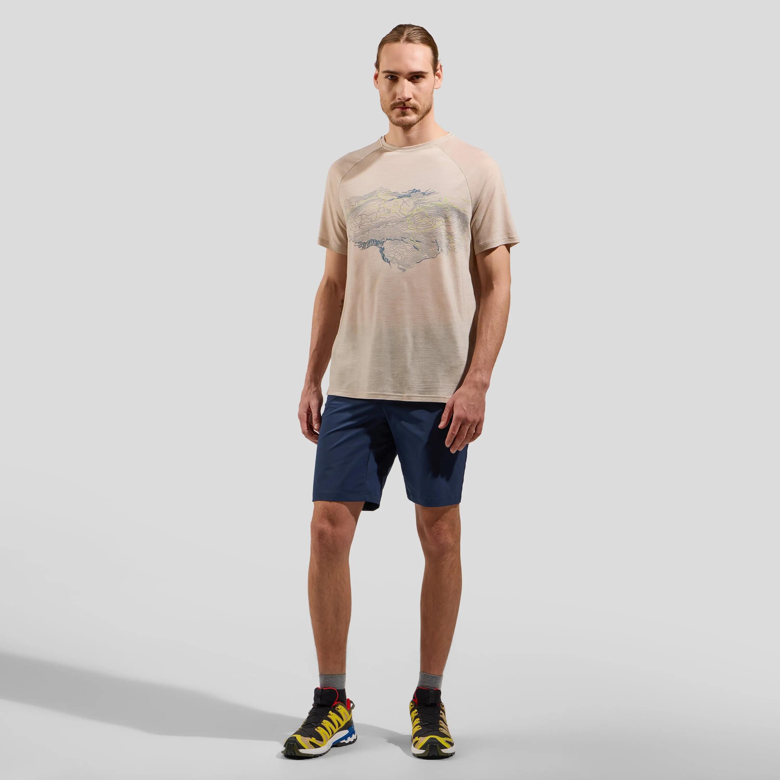 Short de Randonnée Odlo Ascent Light Bleu 4/6