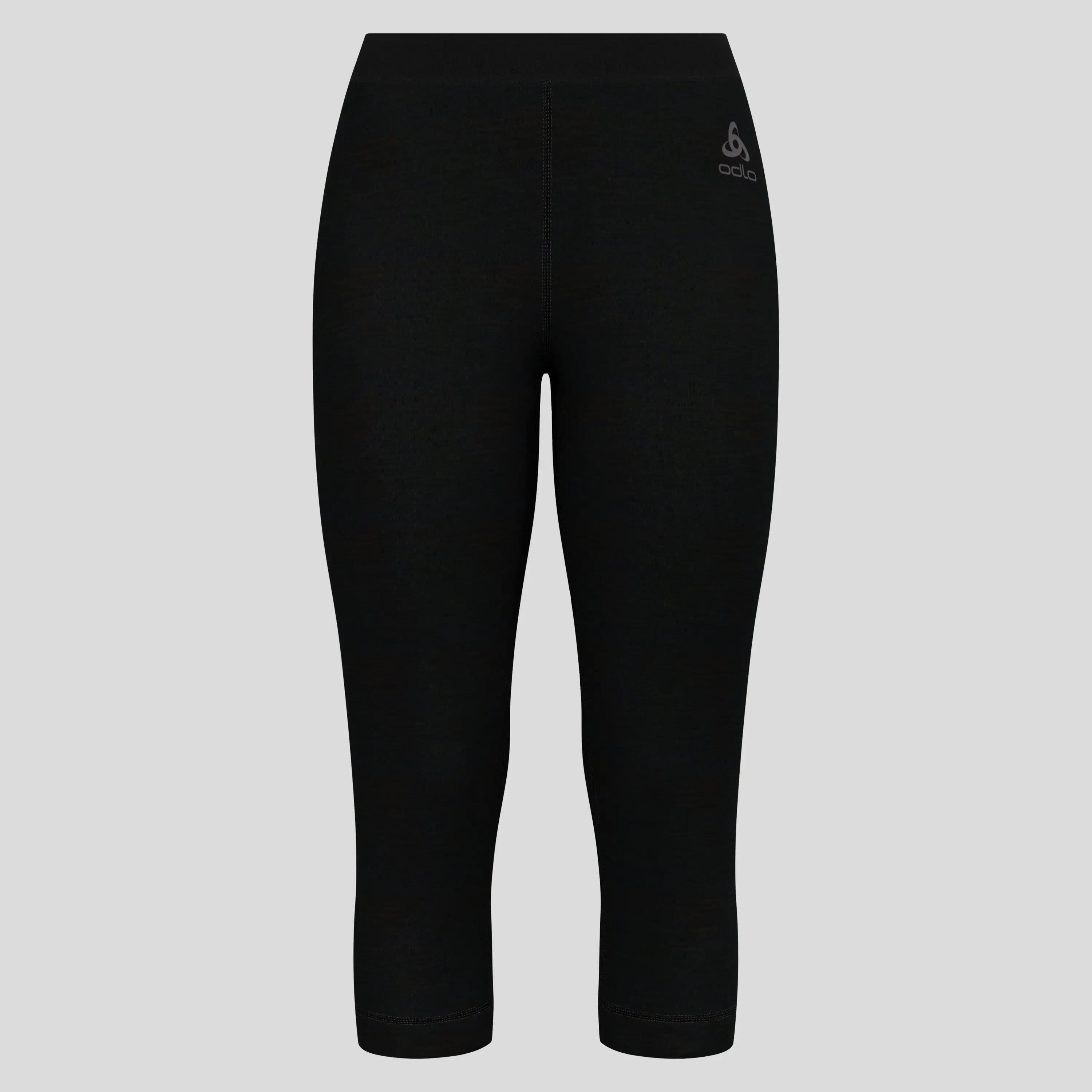 ODLO Baselayer Driekwartsbroek MERINO 200 Sportbroek ZWART M 5/9