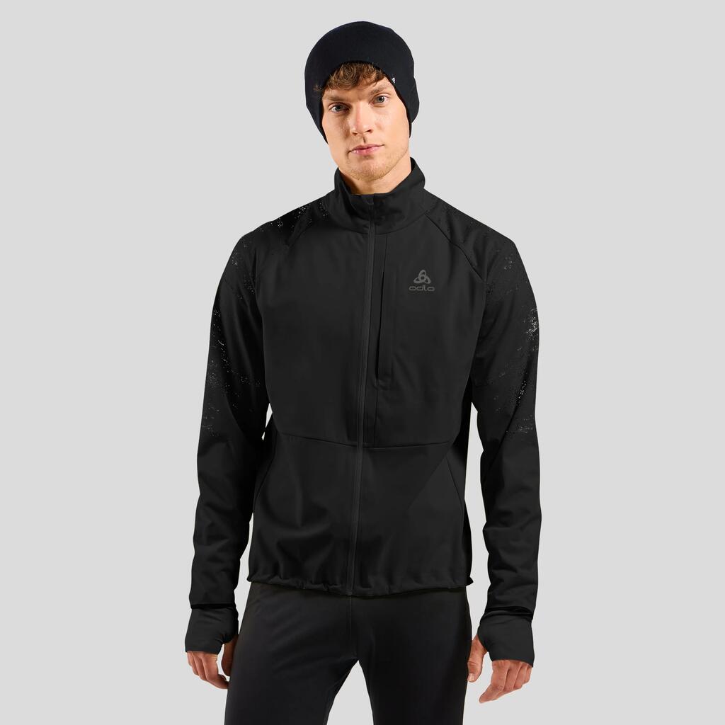 Running Jacket for Men Odlo Zeroweight Pro Warm 2.0 Black