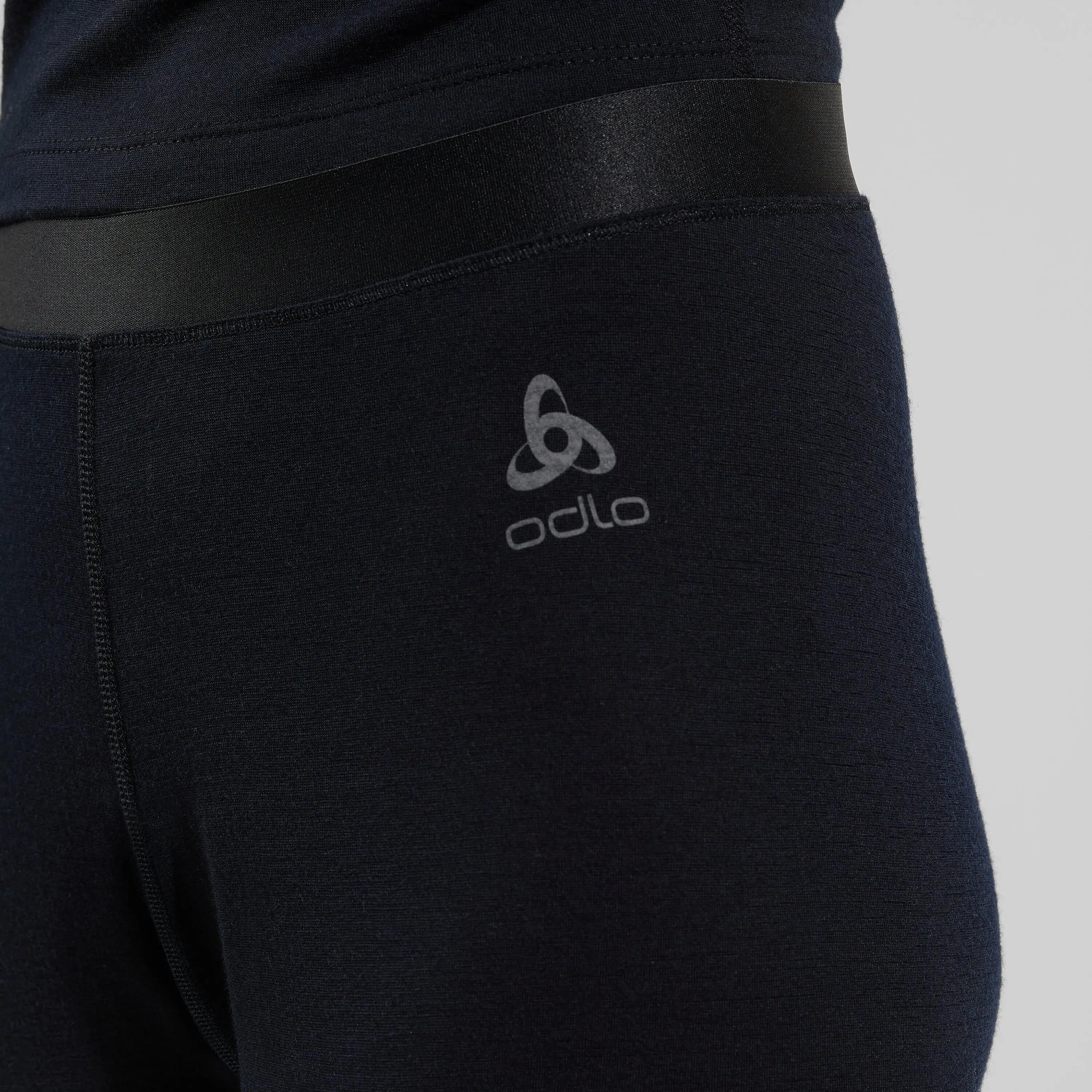 ODLO Baselayer Driekwartsbroek MERINO 200 Sportbroek ZWART M 3/9