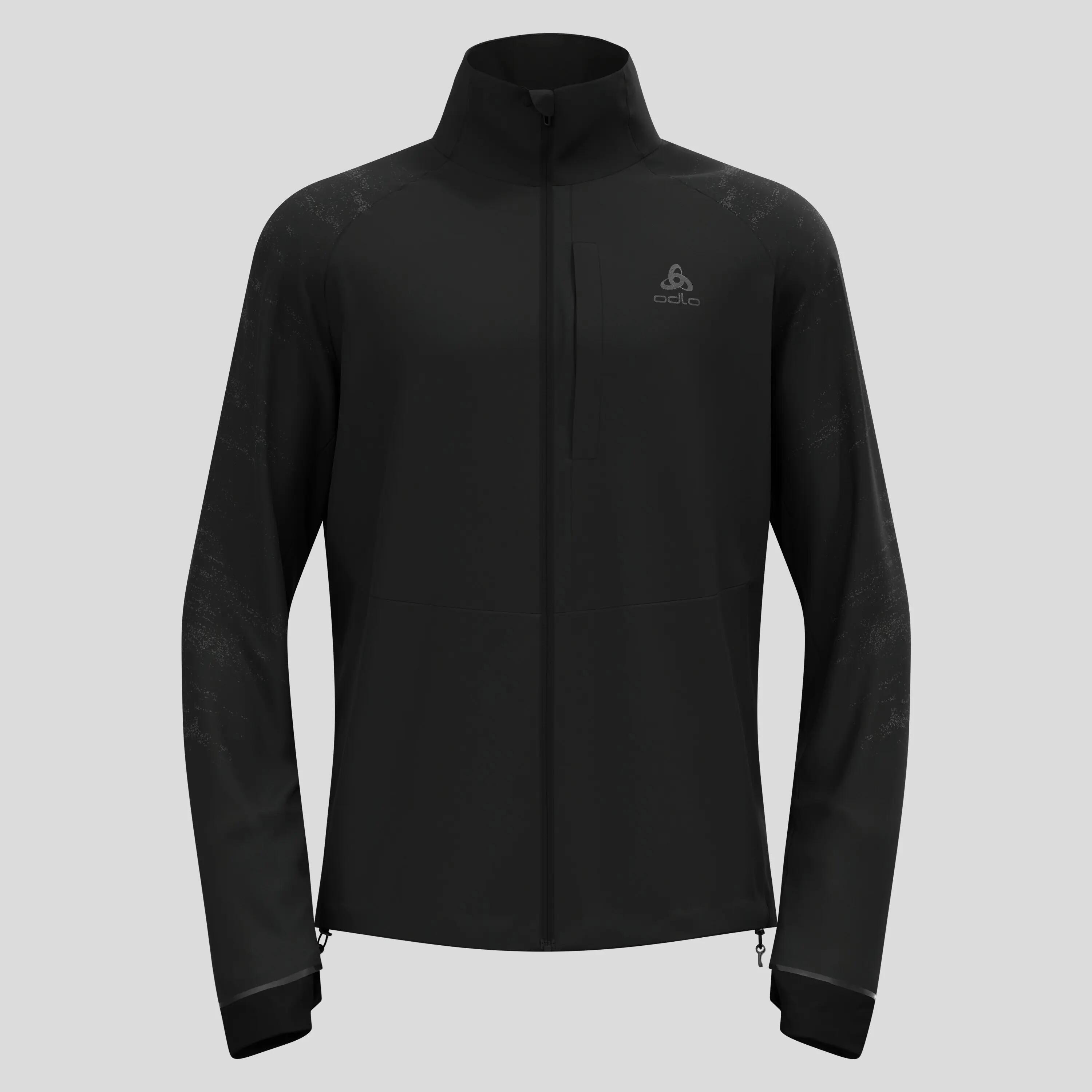 Jas Running Man Odlo Zeroweight Pro Warm 2.0 Zwart 7/8