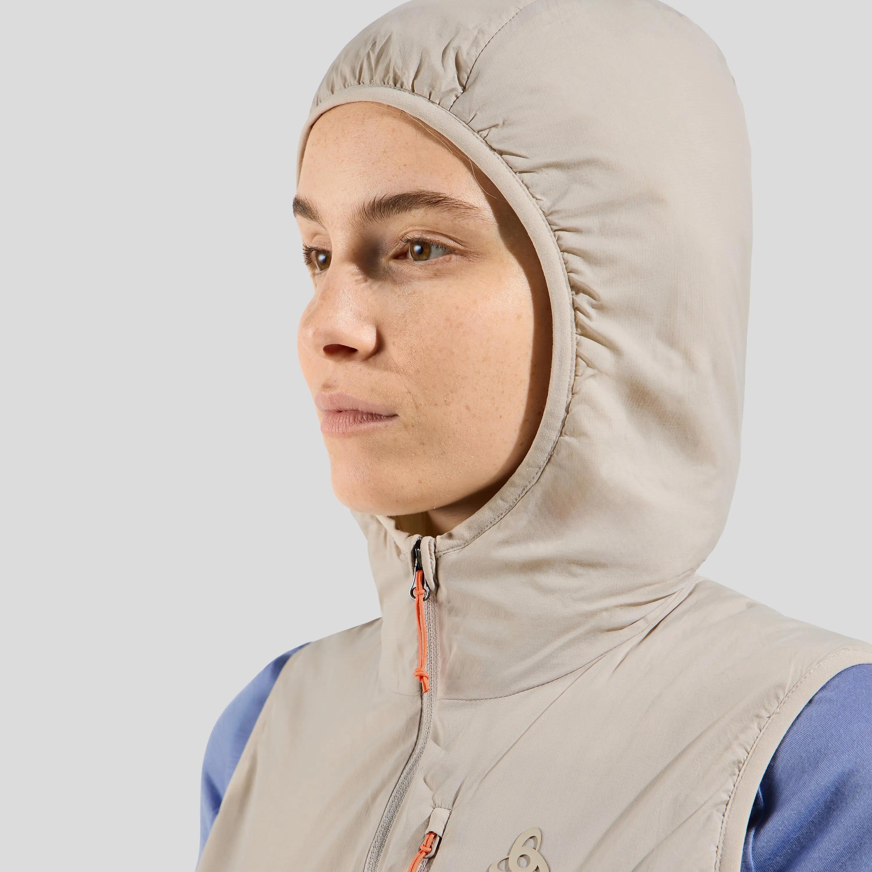Odlo Ascent Women's Hybrid Vest Grijs/Blauw 3/6