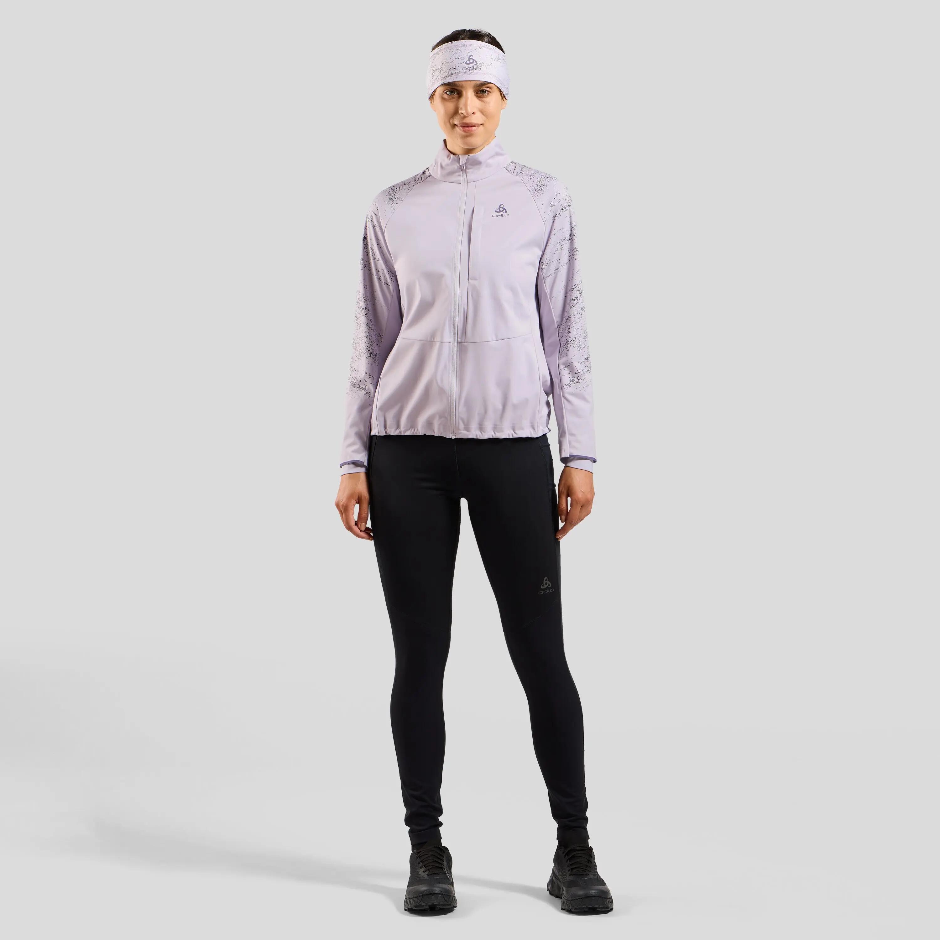 Giacca da running da donna Odlo Zeroweight Pro Warm 2.0 Mauve 7/9