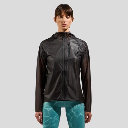 Kurtka damska ODLO Jacket ZEROWEIGHT DUAL DRY PK WATERPROOF czarna