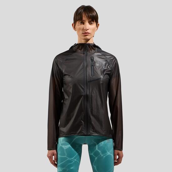 Kurtka damska ODLO Jacket ZEROWEIGHT DUAL DRY PK WATERPROOF czarna