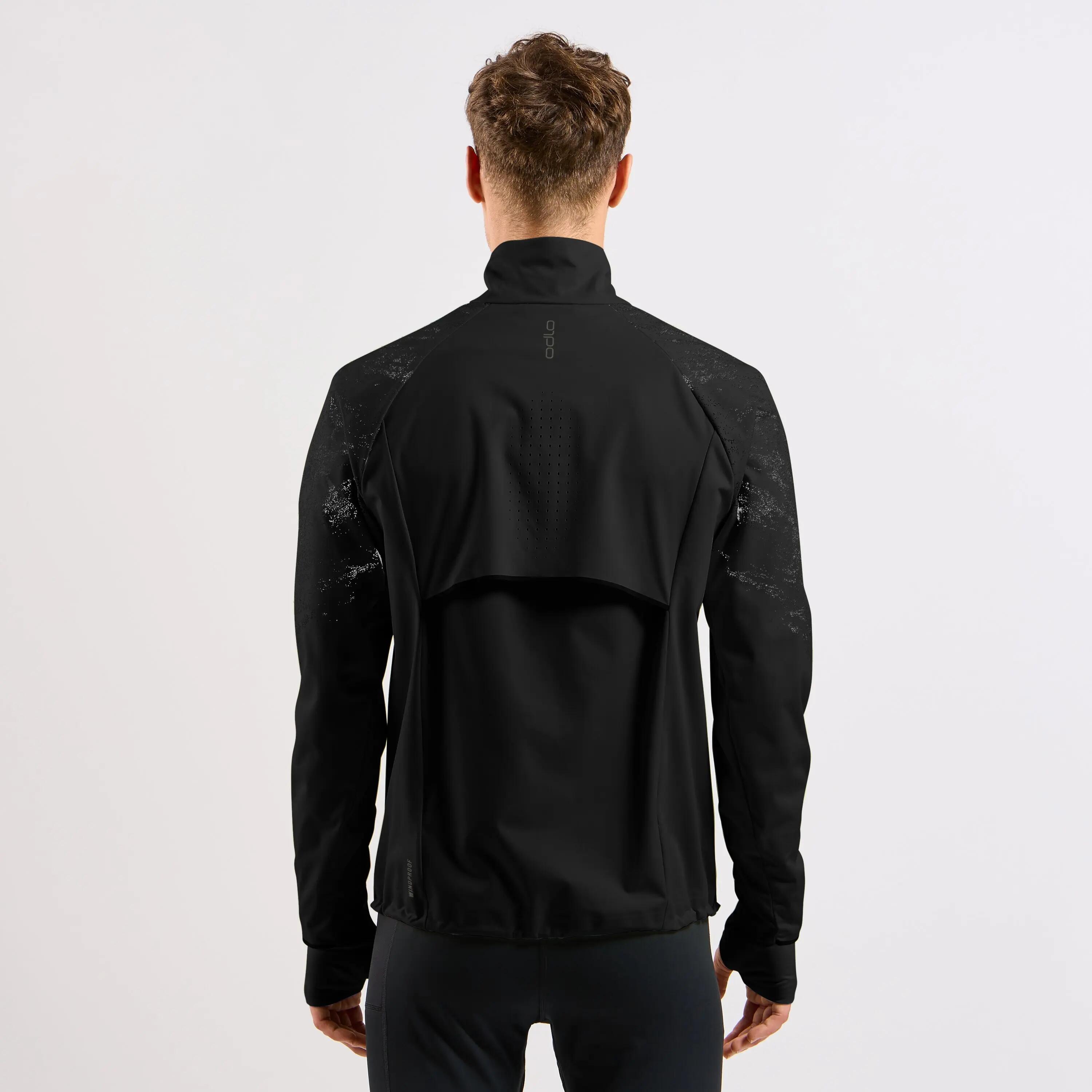 Jas Running Man Odlo Zeroweight Pro Warm 2.0 Zwart 2/8