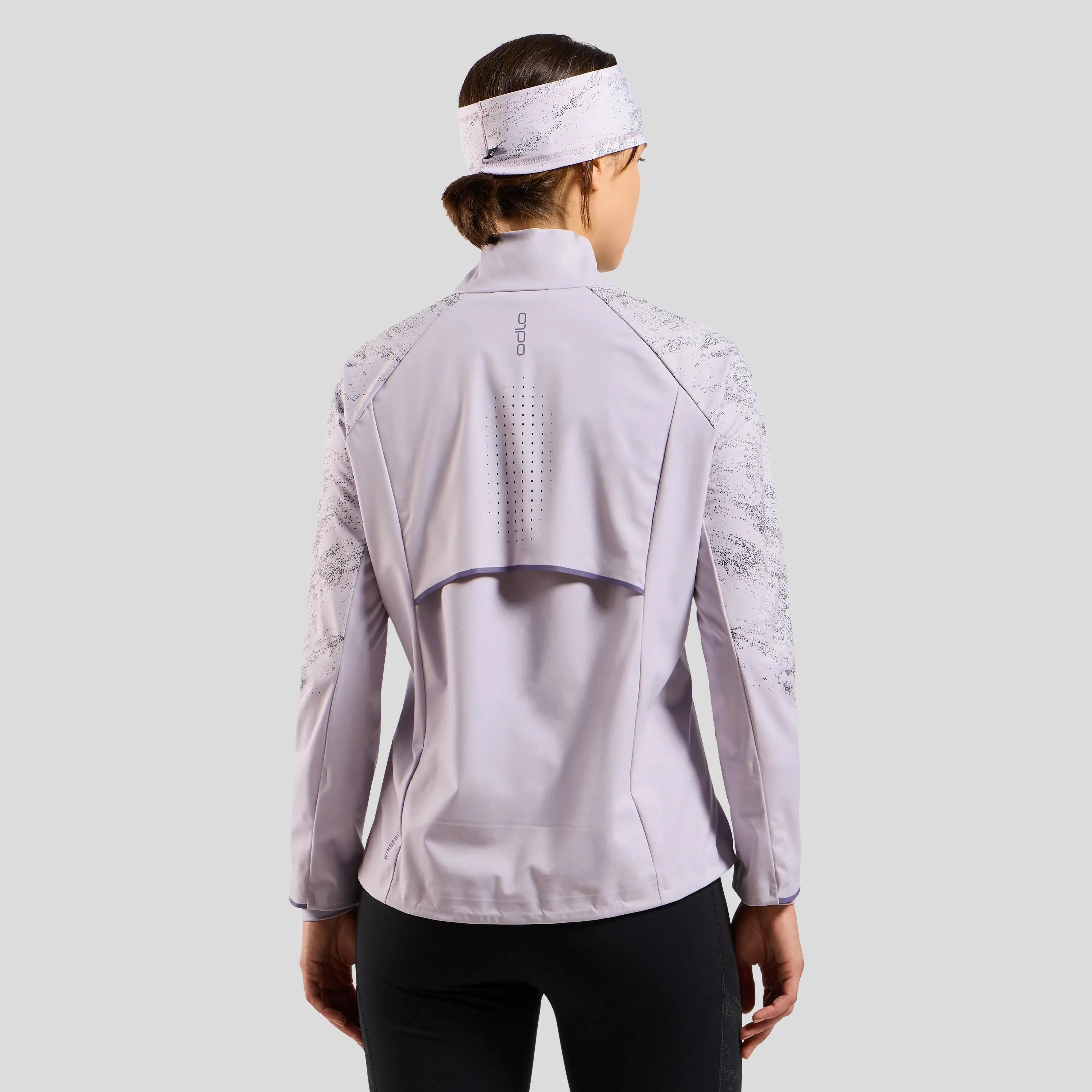 Giacca da running da donna Odlo Zeroweight Pro Warm 2.0 Mauve 2/9