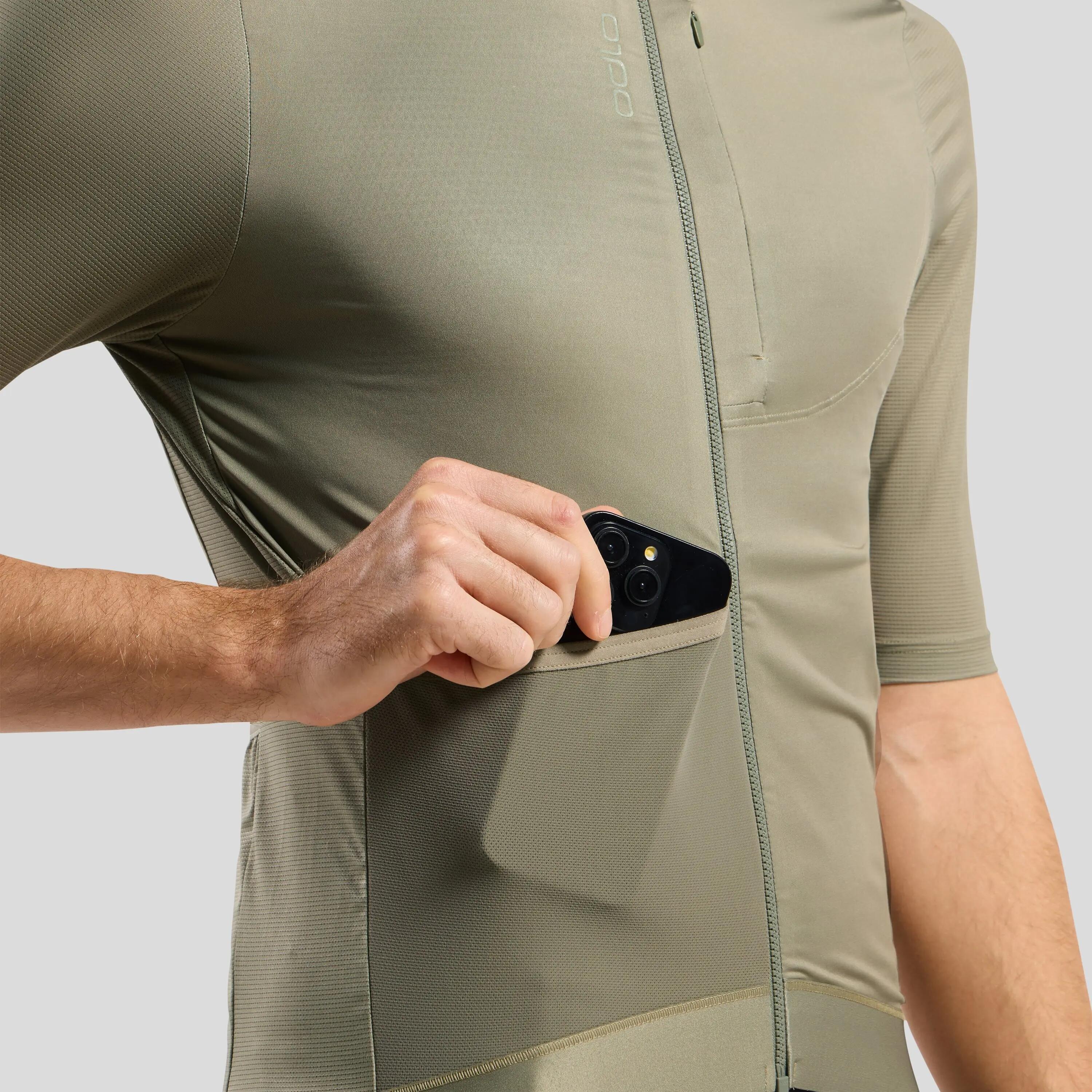 Explorer Pro Chill-Tec fietsshirt met volledige rits ODLO 3/8