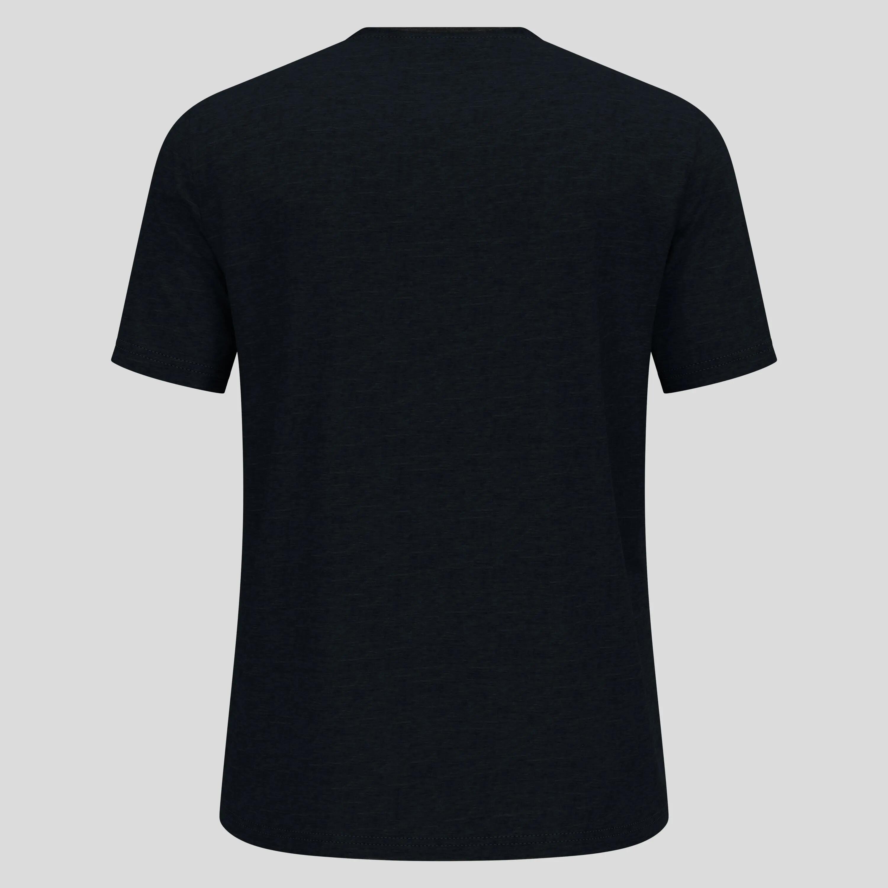 Odlo Essentials Maillot de manga corta Natural Negro 2/2