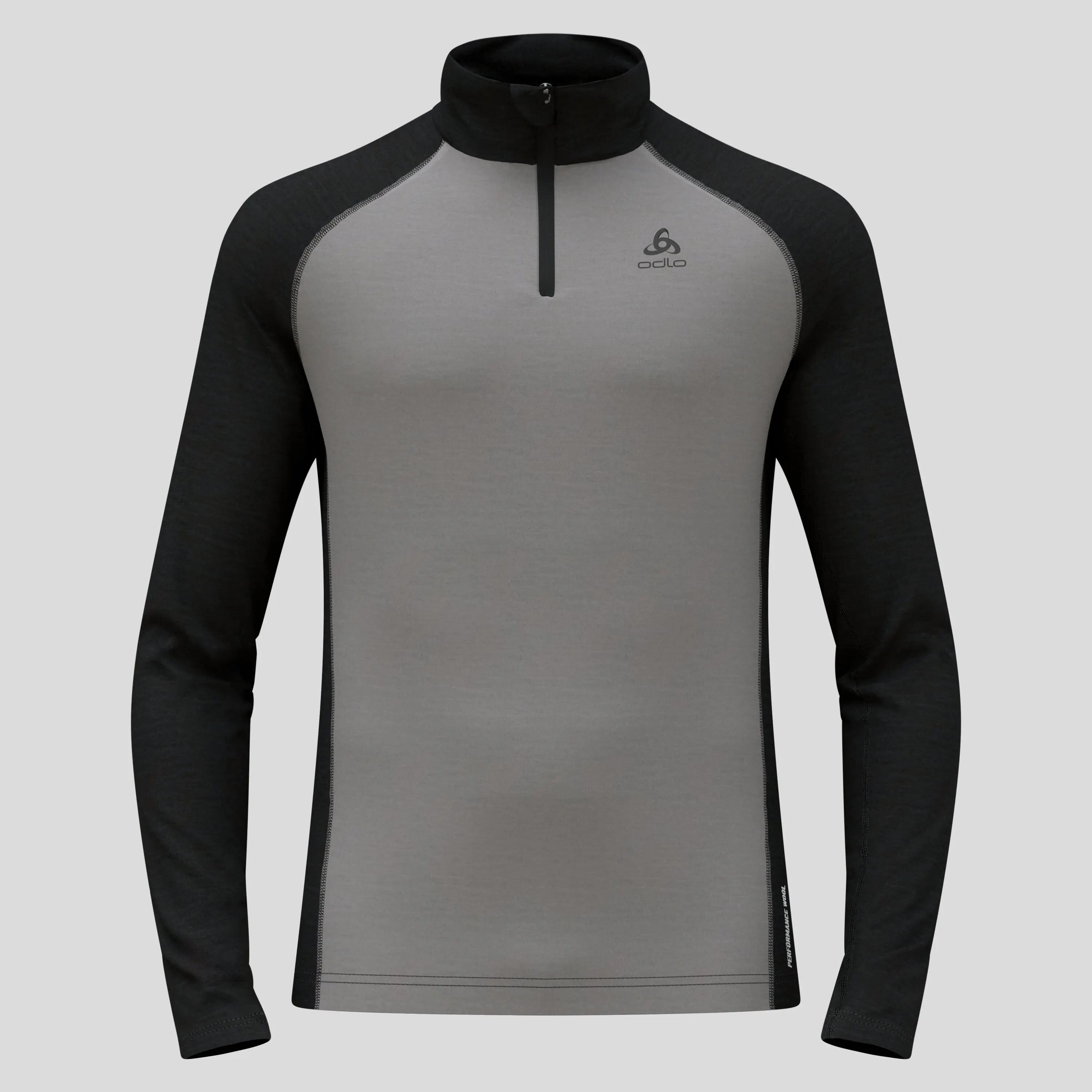 Base Layer Odlo 1/2 Zip Performance Wool 150 Grey 6/7