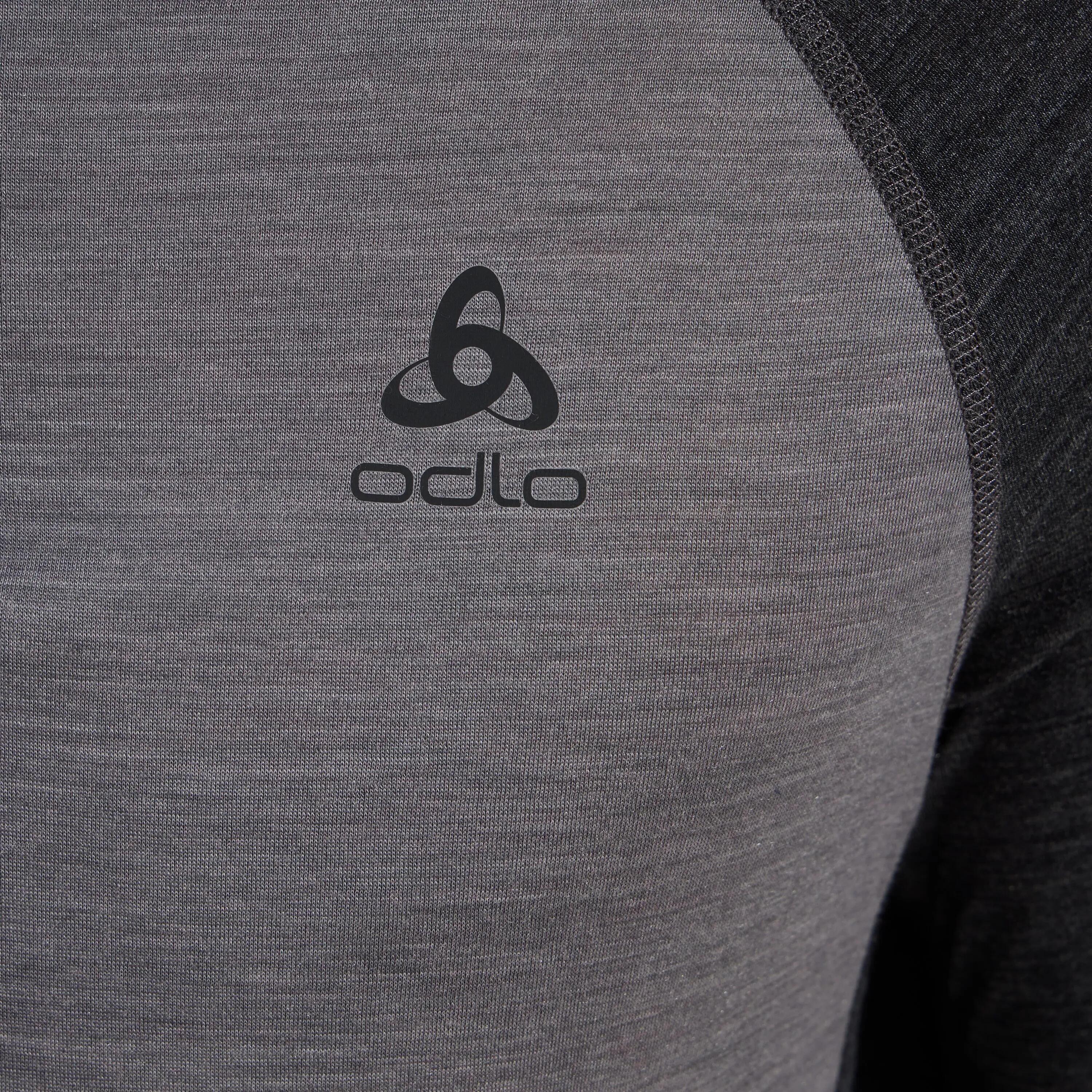 Base Layer Odlo 1/2 Zip Performance Wool 150 Grey 3/7