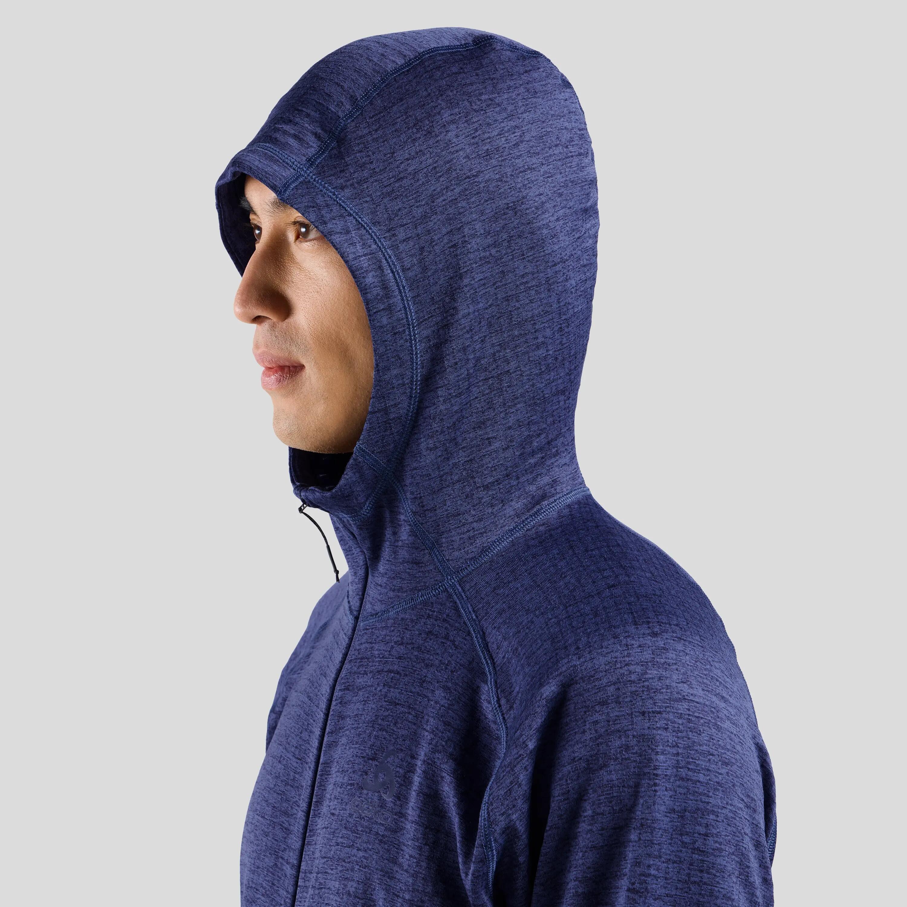 Bluza męska Odlo TENCIA Mid layer hoody full zip 4/7