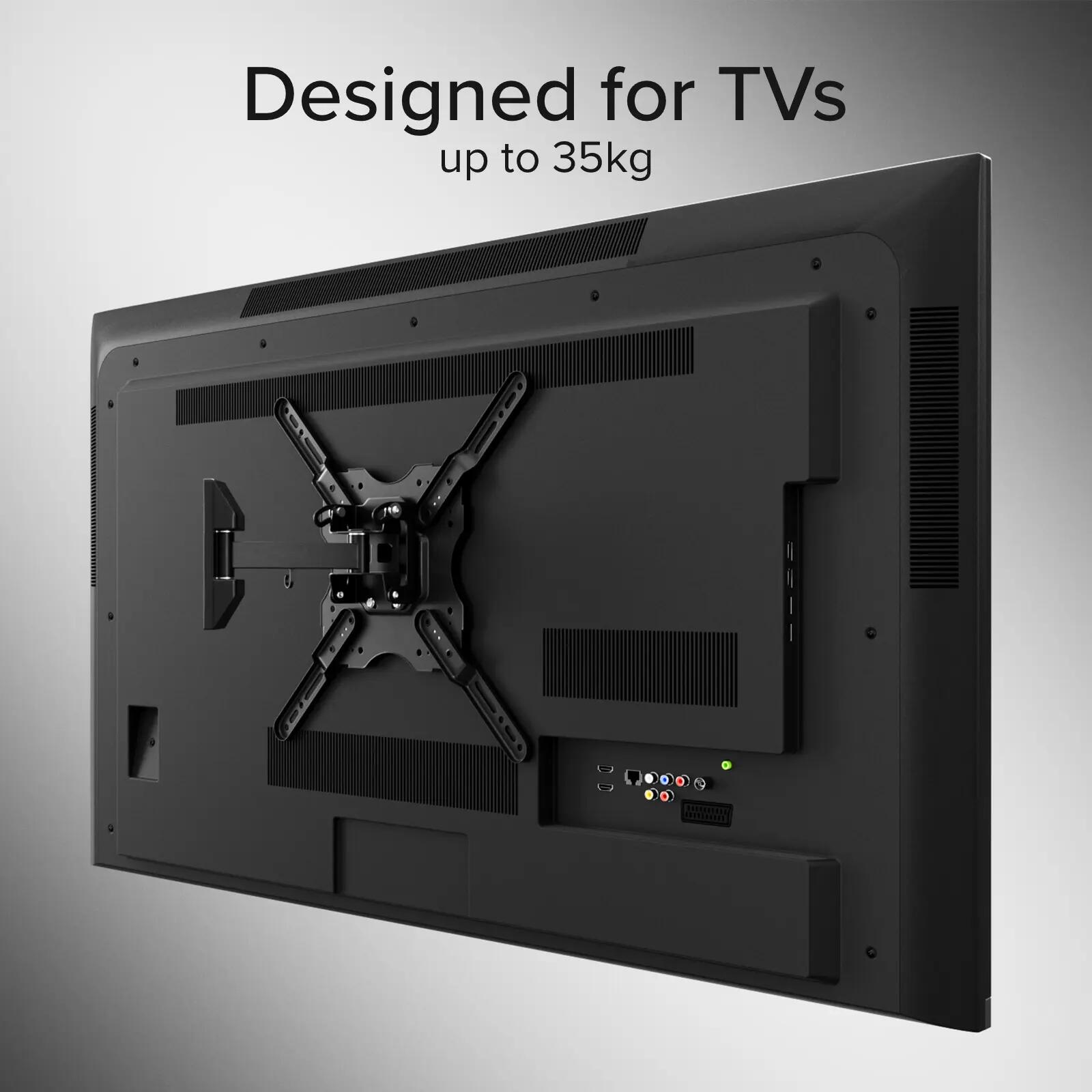 Support mural TV, MOTION, 65", 35kg, VESA 400x400 6/7