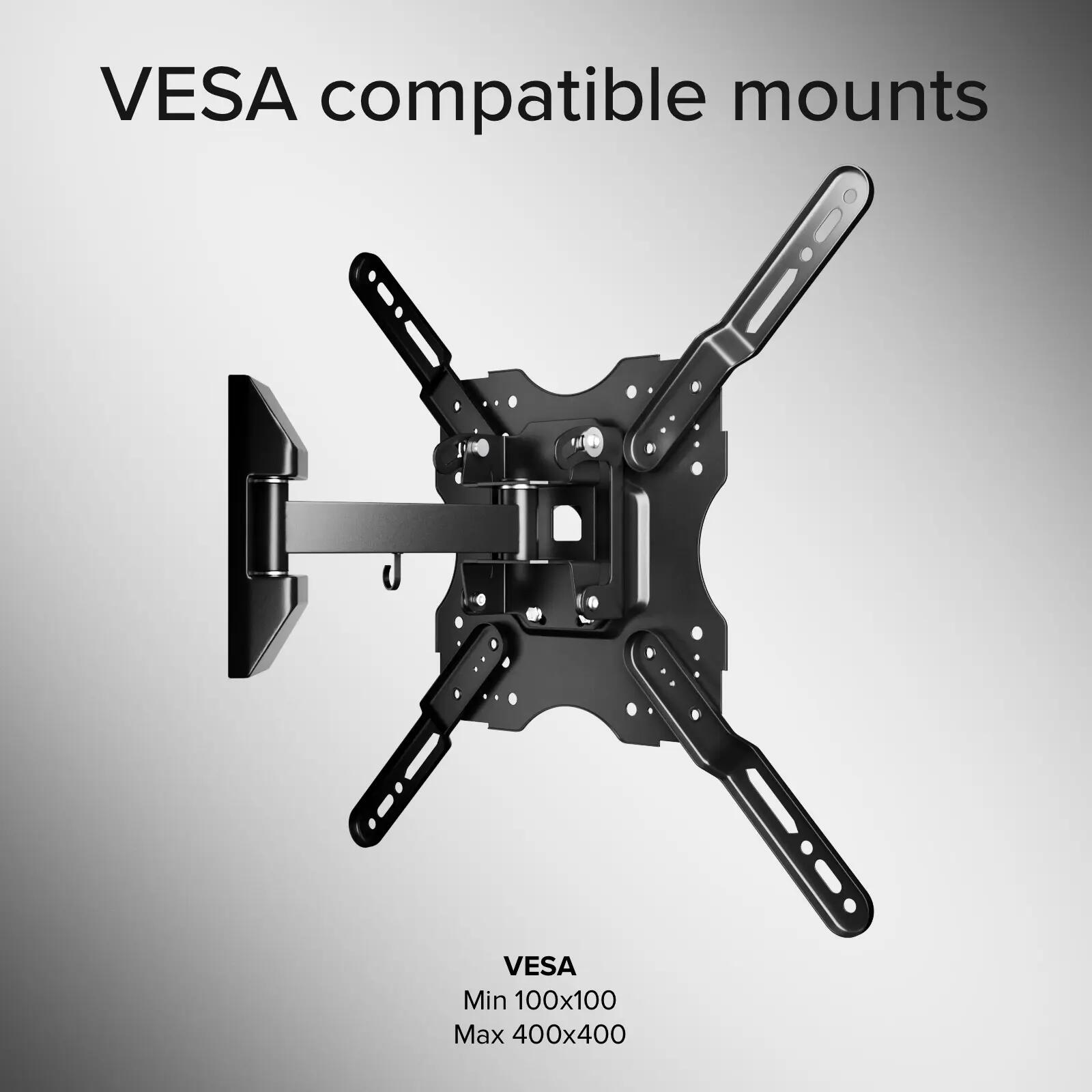 Support mural TV, MOTION, 65", 35kg, VESA 400x400 4/7