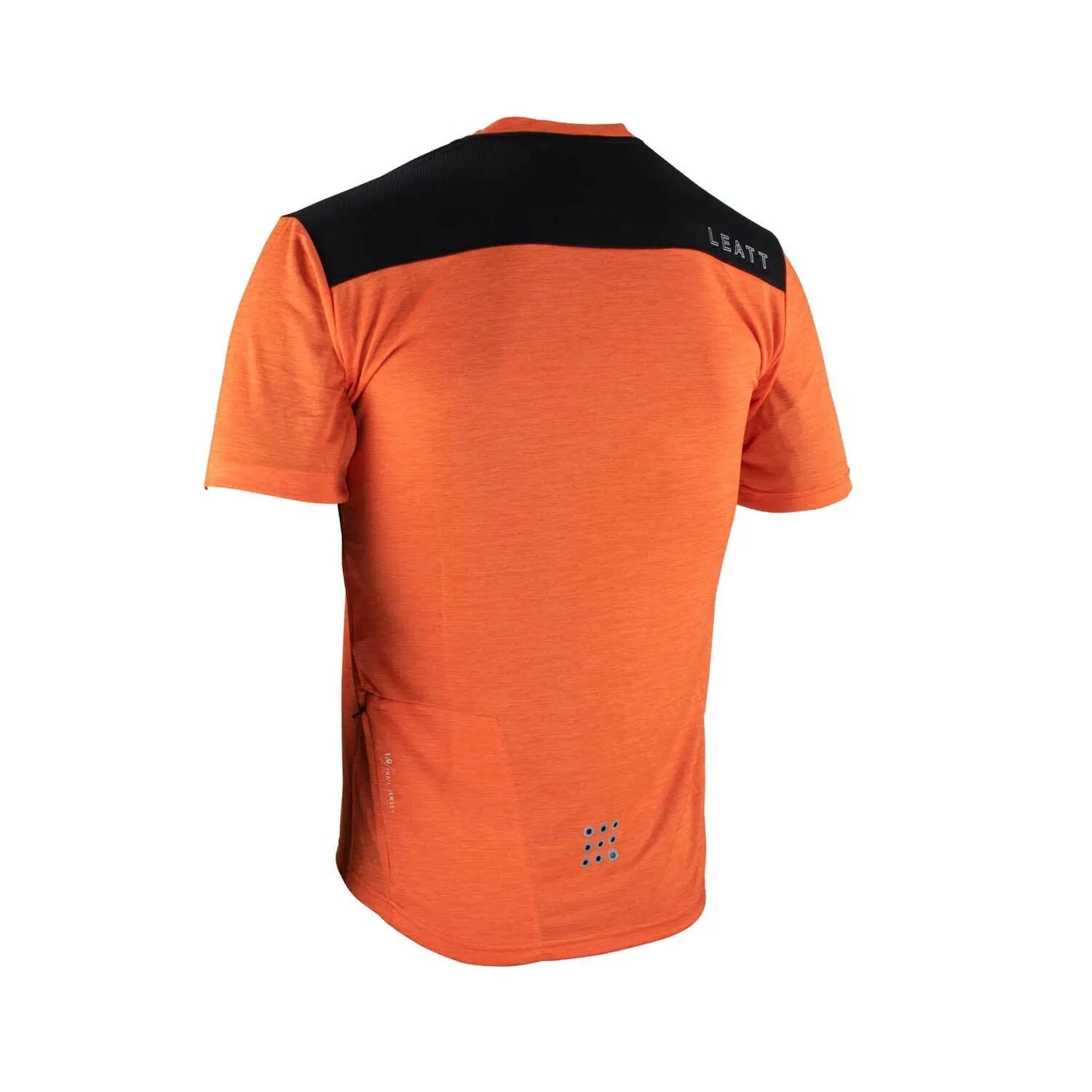 Camiseta de ciclismo para hombre MTB 1.0 Trail naranja 5/7