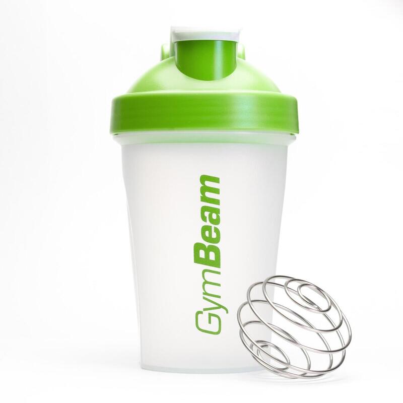 Szejker przezroczysto-zielony 400 ml GymBeam