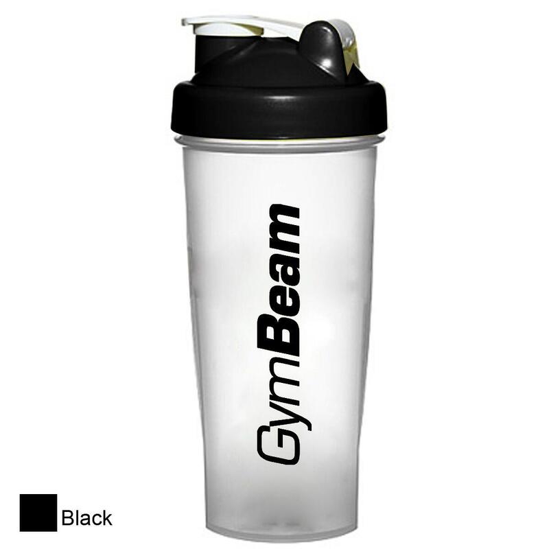 Szejker GymBeam przezroczysty czarny 700 ml